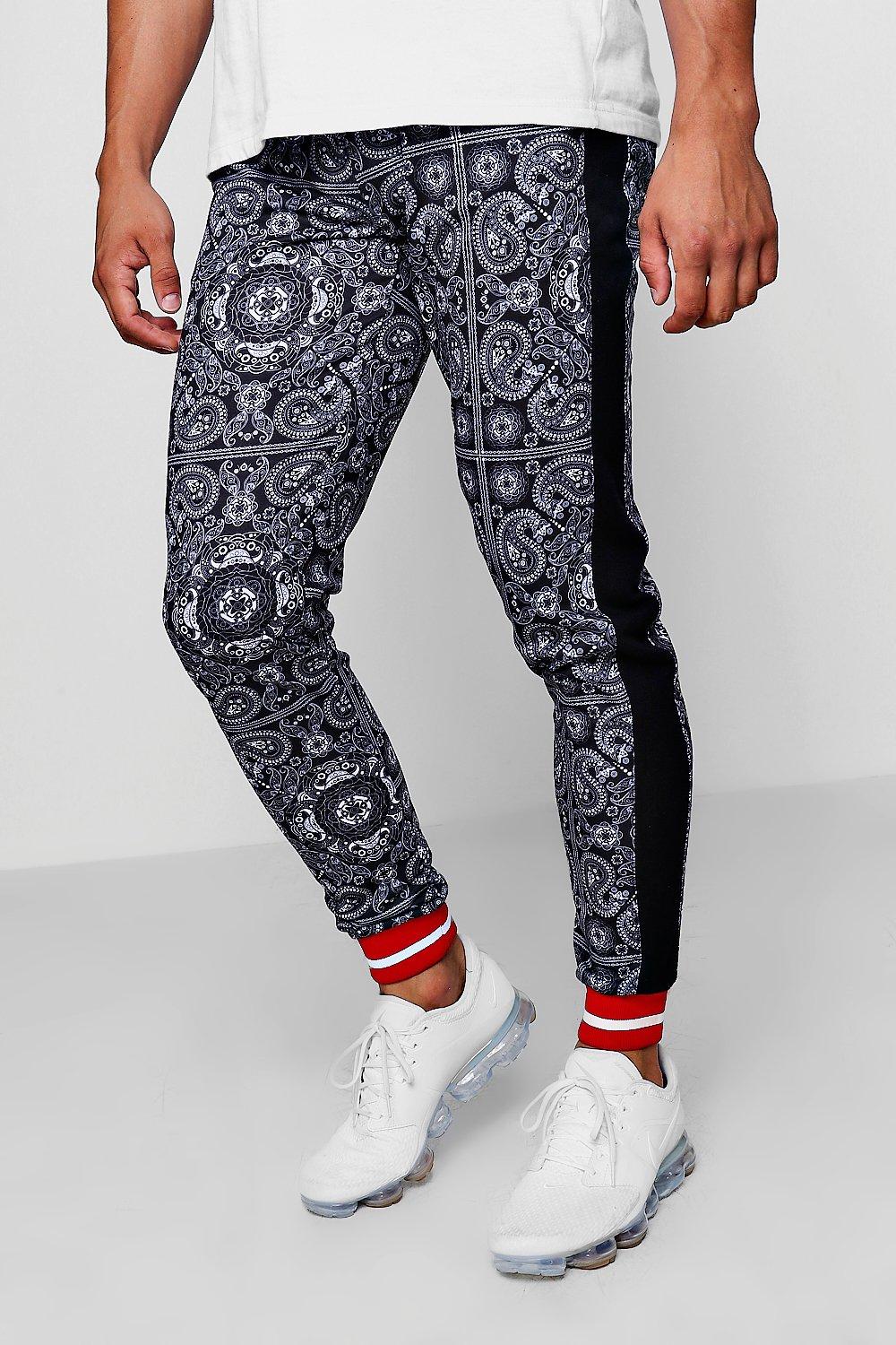 paisley joggers mens