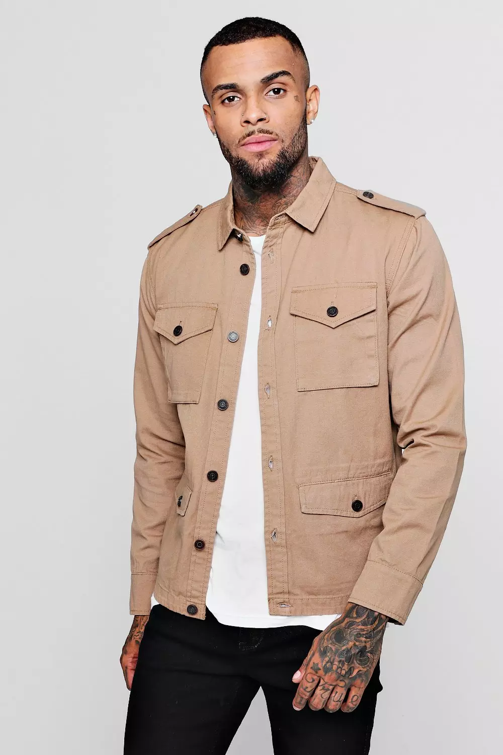 4 Pocket Field Jacket boohooMAN IE