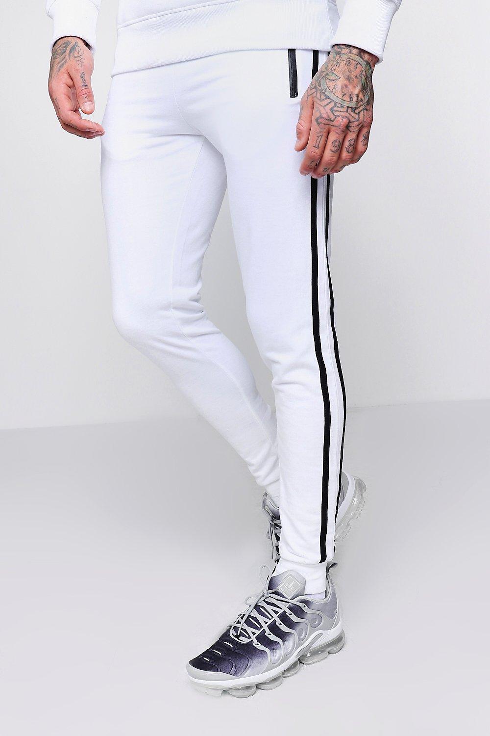 side tape joggers mens