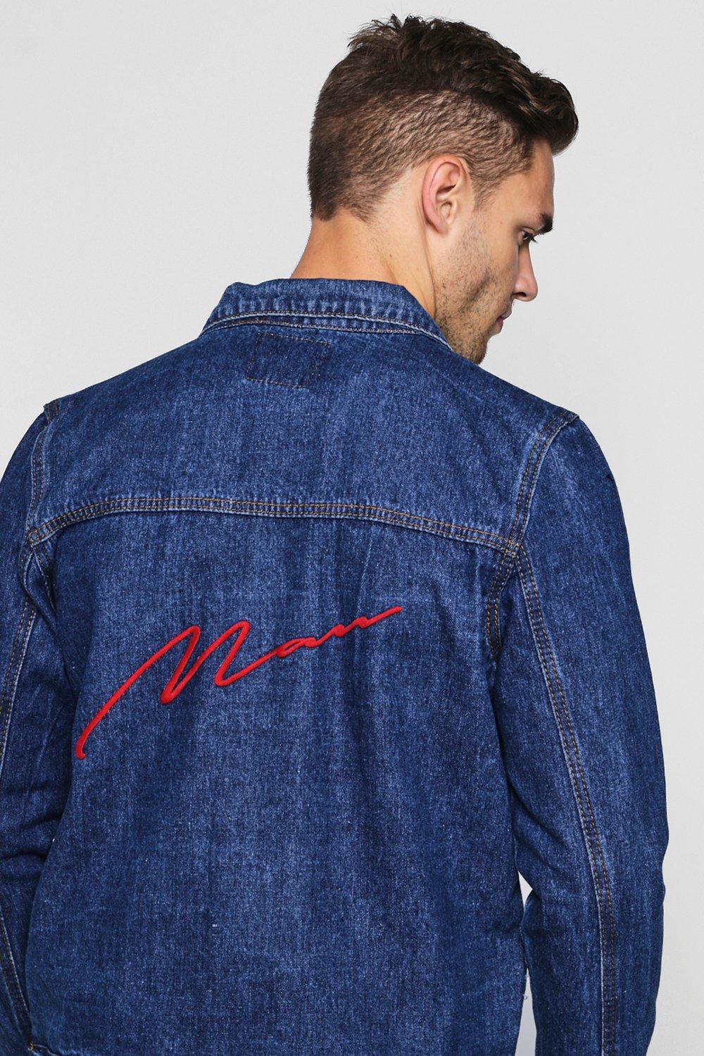 boohooman denim jacket