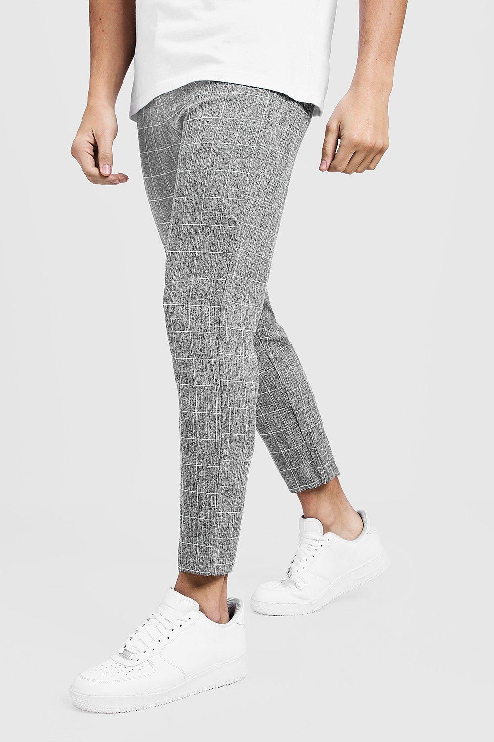 grey tapered pants