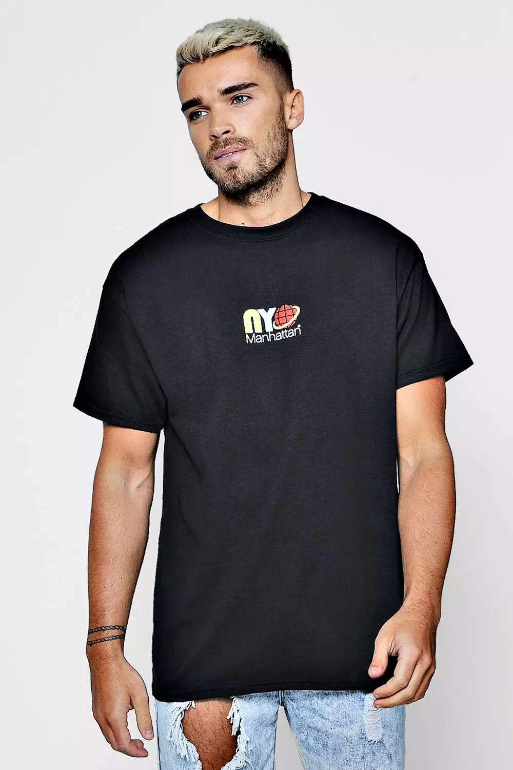 NYC Manhattan Oversized T-Shirt | boohooMAN USA