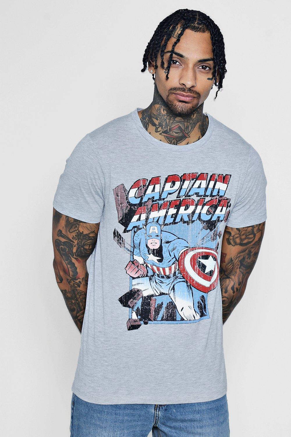 captain america t shirt asda