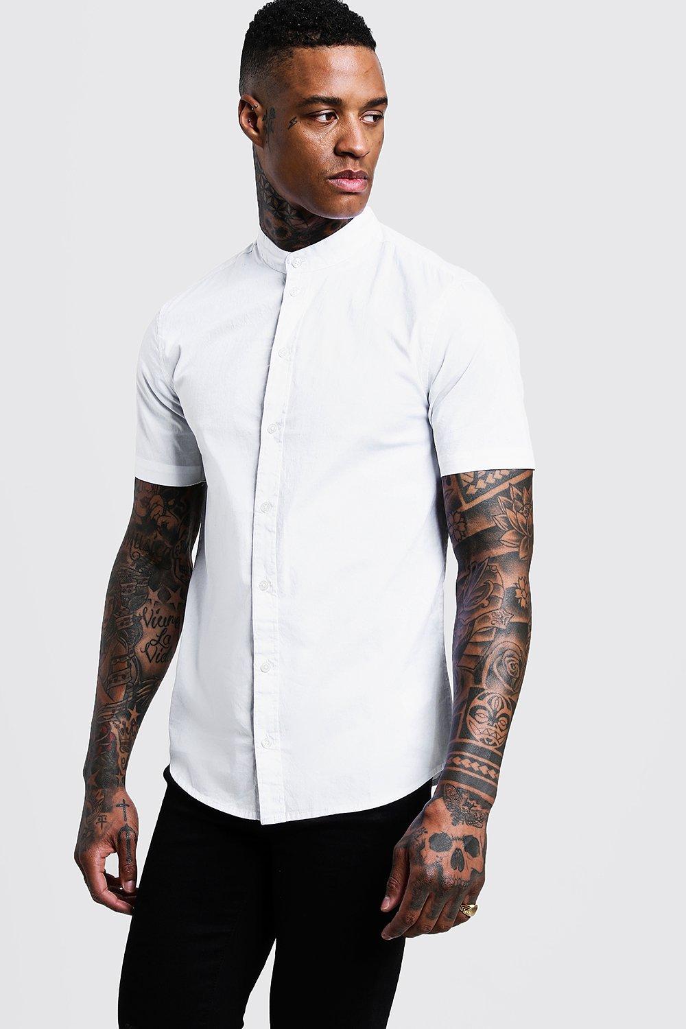 collared shirt short sleeve