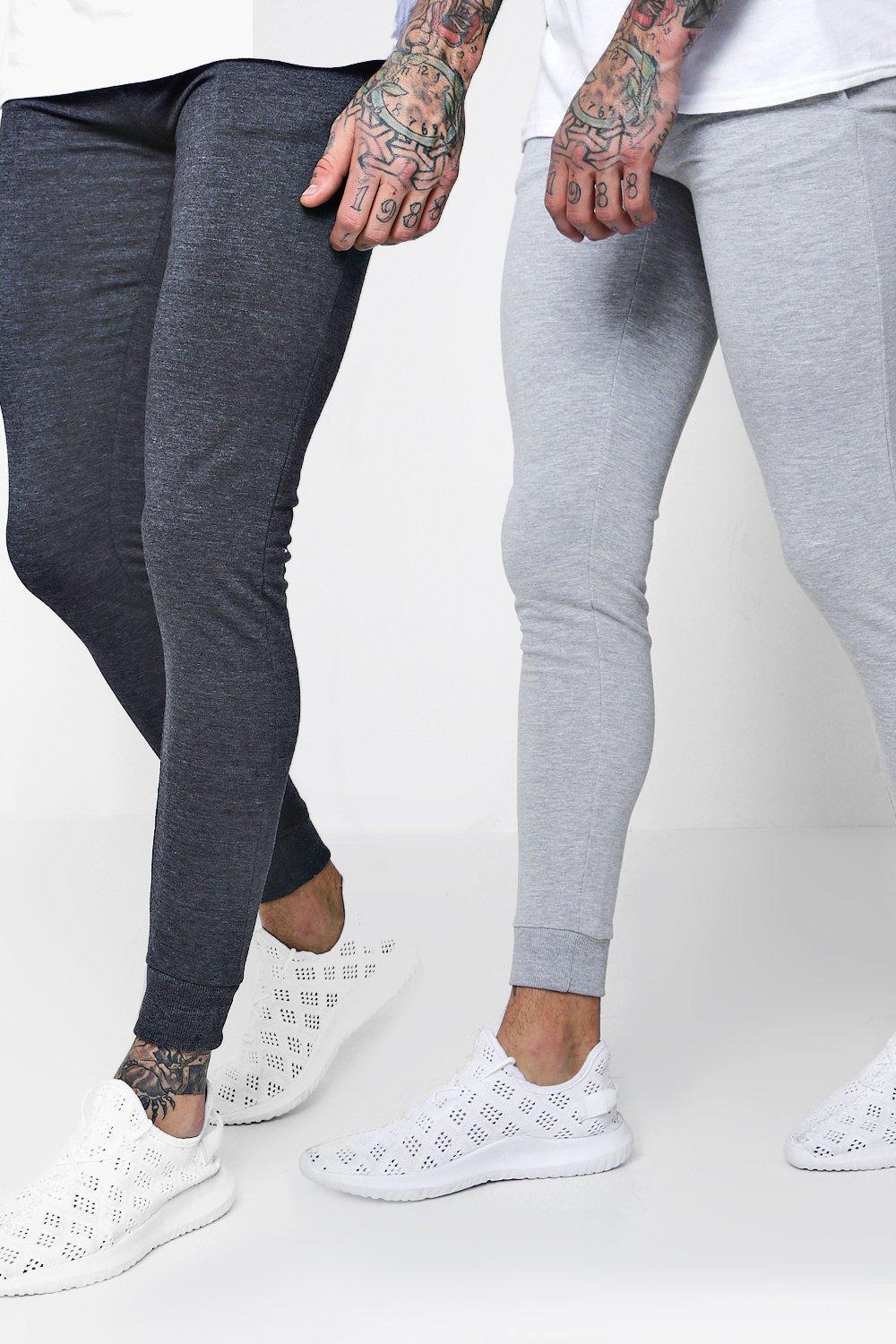 super skinny grey joggers