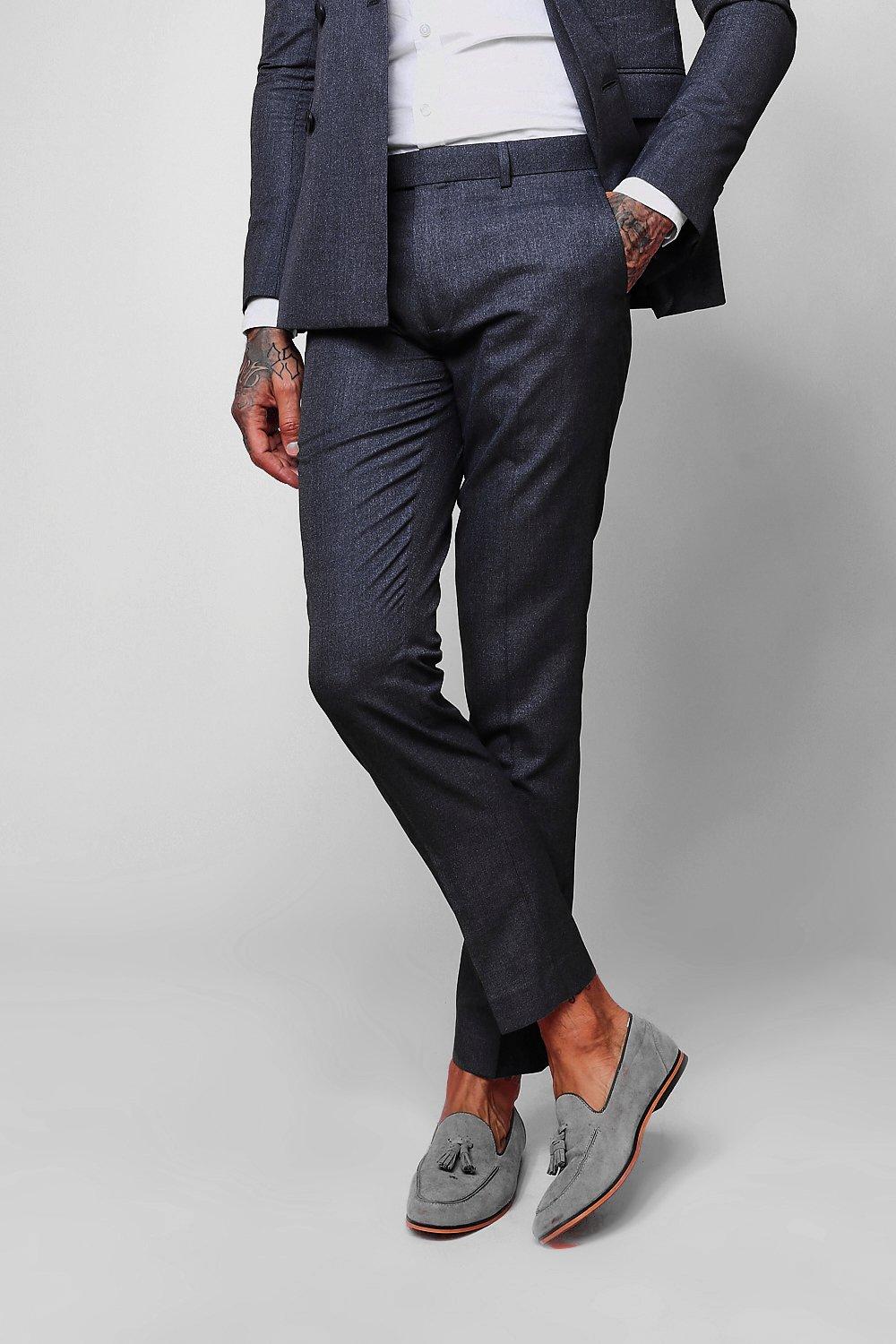 skinny fit suit trousers