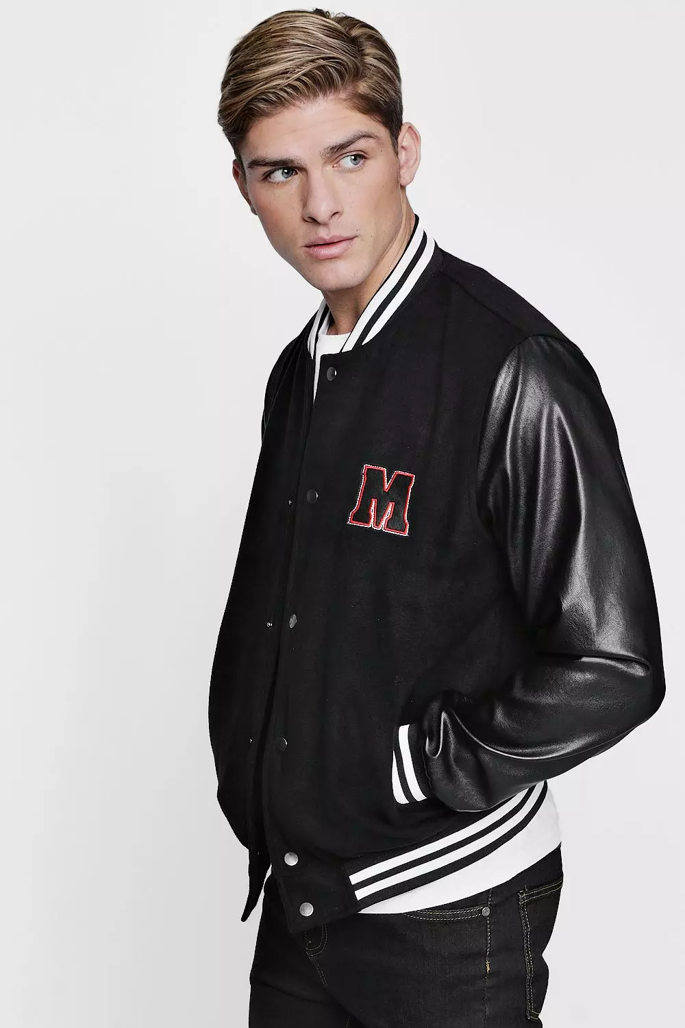 M varsity jacket hotsell