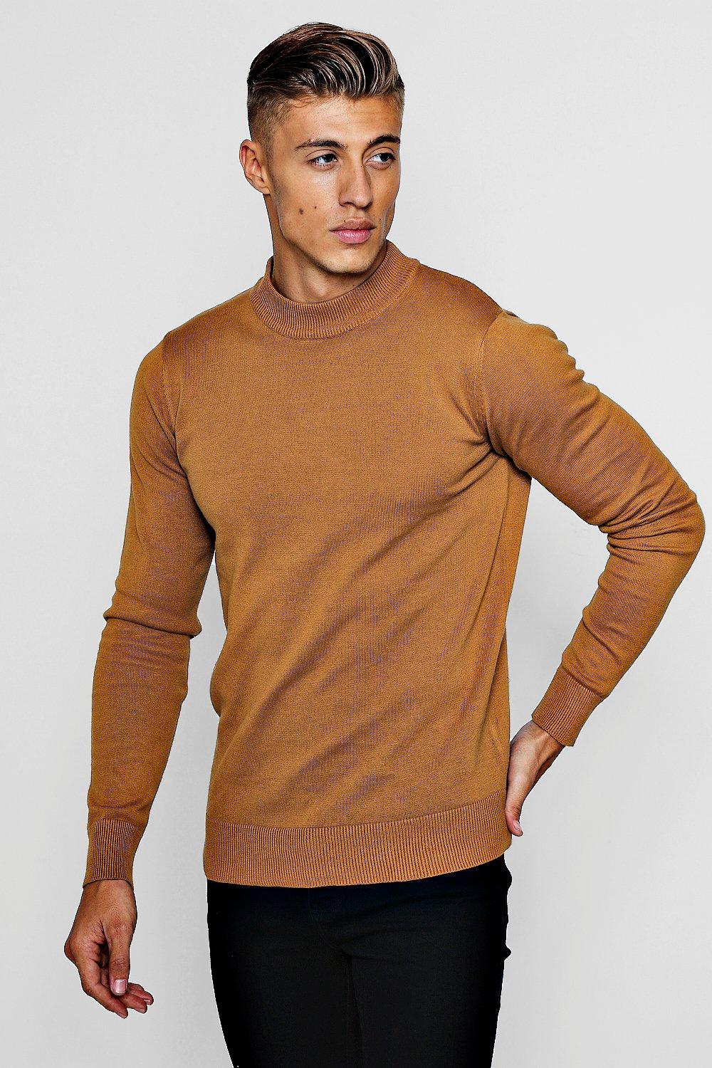 mustard turtle neck jumper
