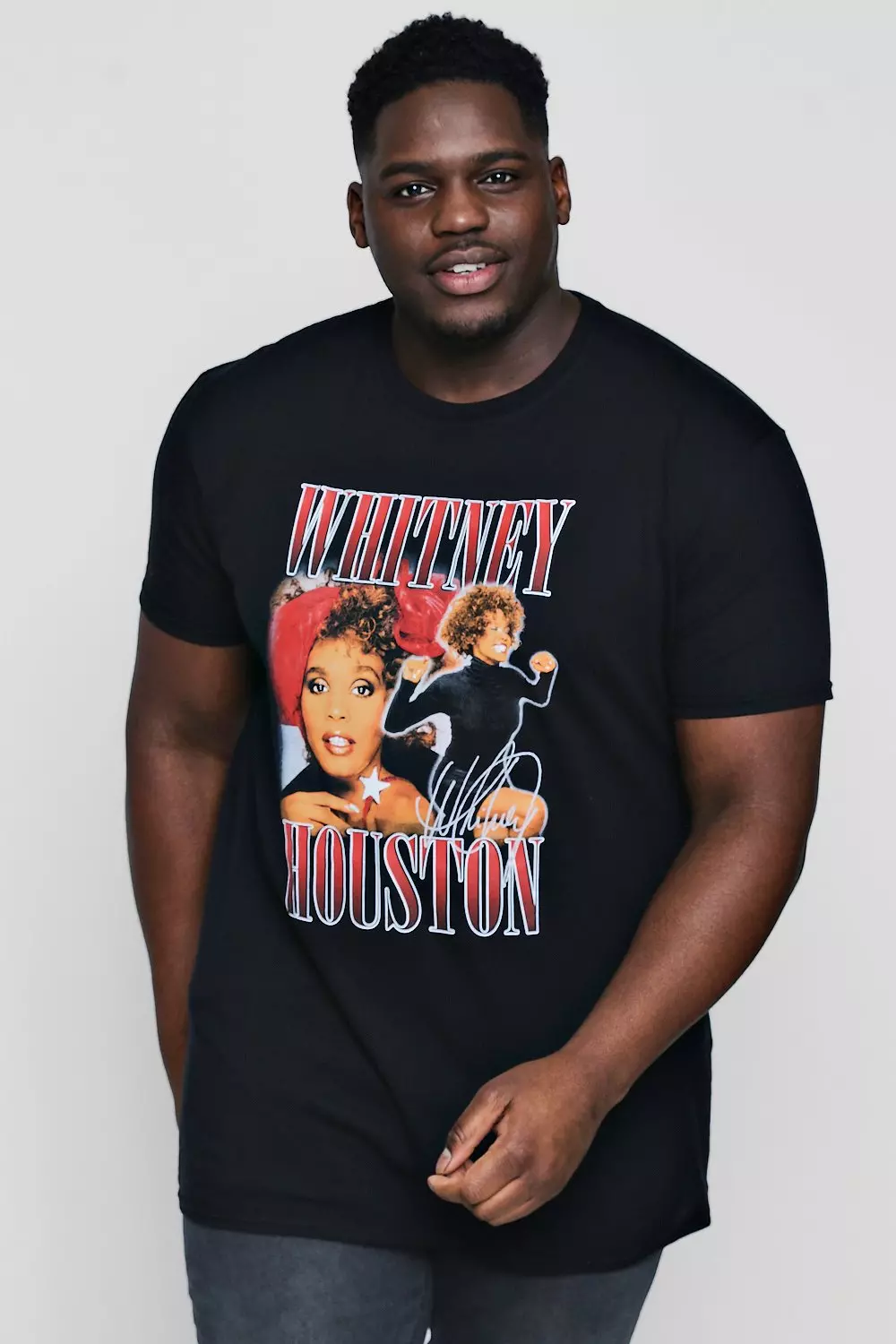 Plus Size Whitney Houston License T-Shirt alternative image