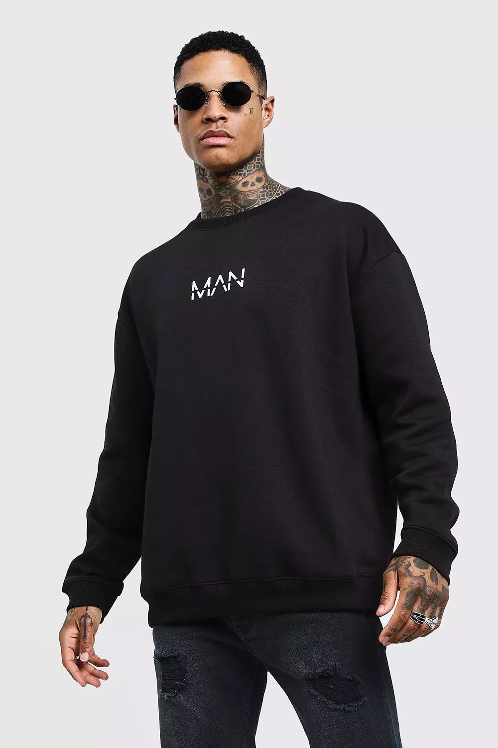 Sweat-shirt oversize MAN original autre image