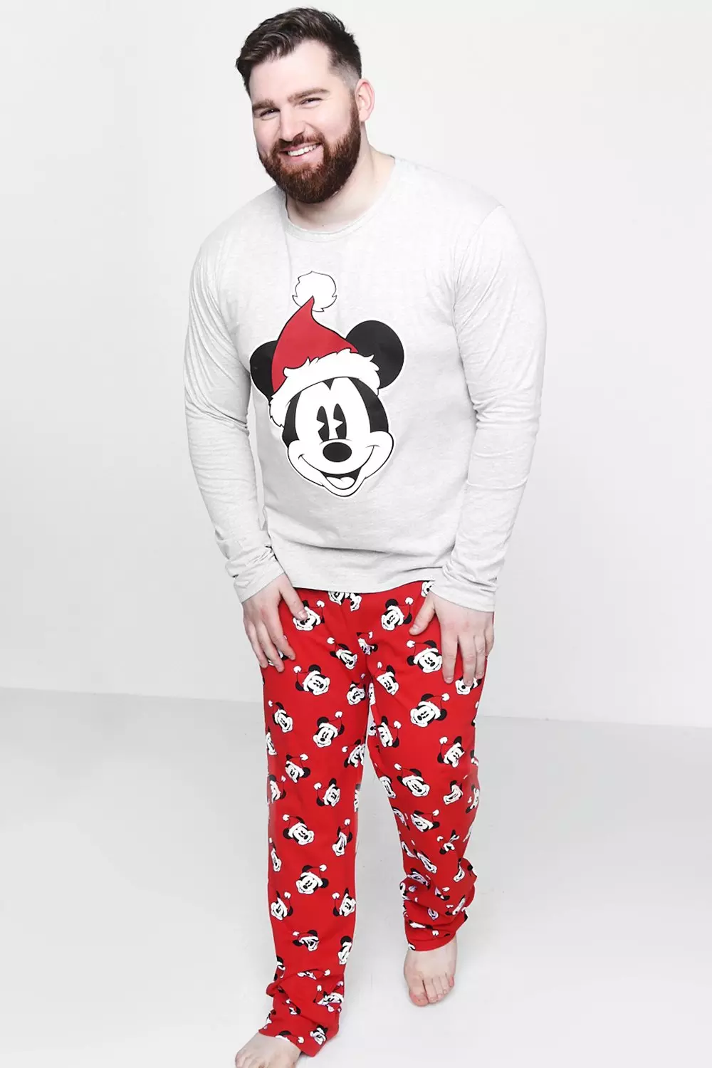Plus Size Disney Mickey Christmas Pyjamas alternative image