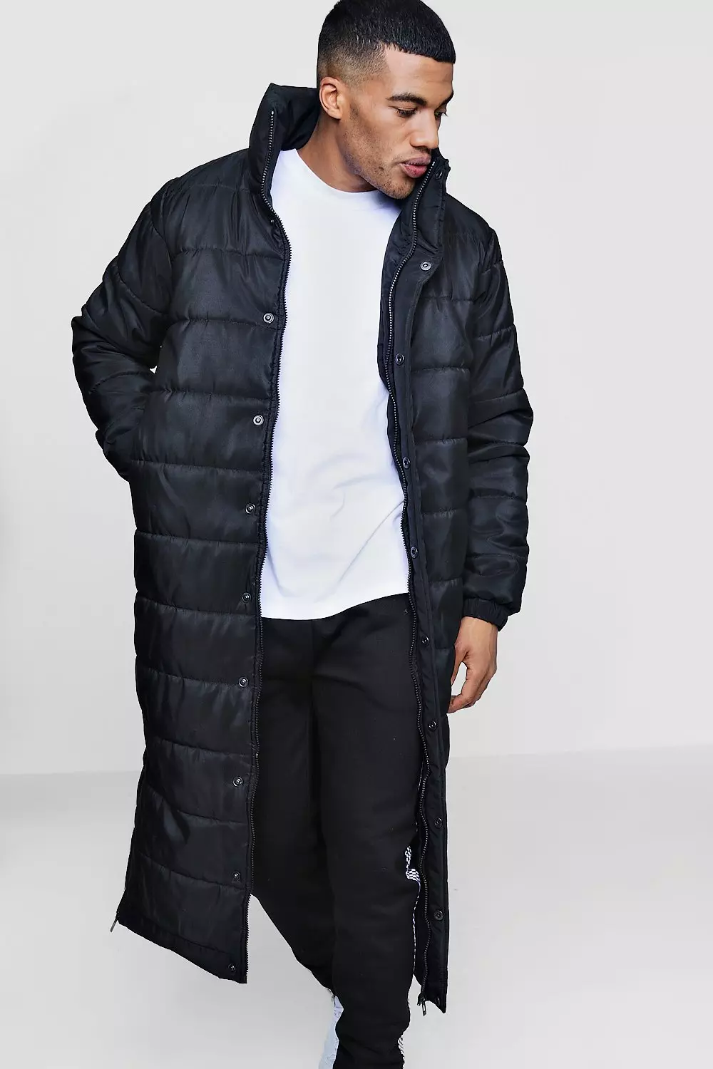 Mens longline padded jacket online