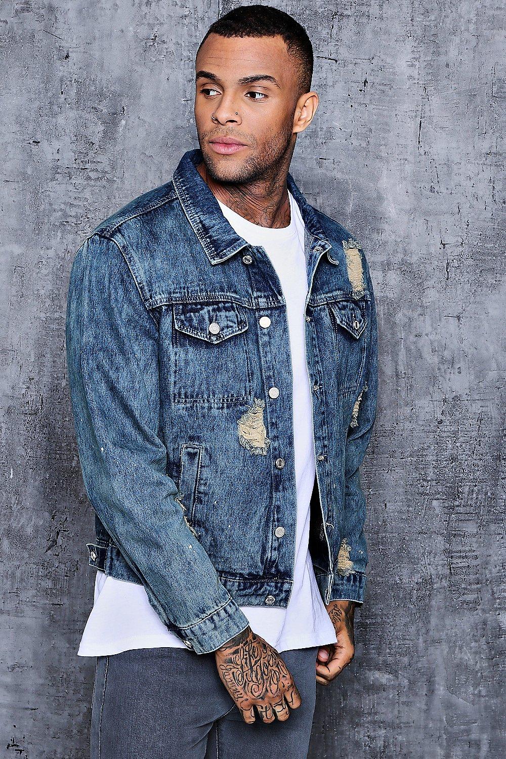 oversized denim jacket mens