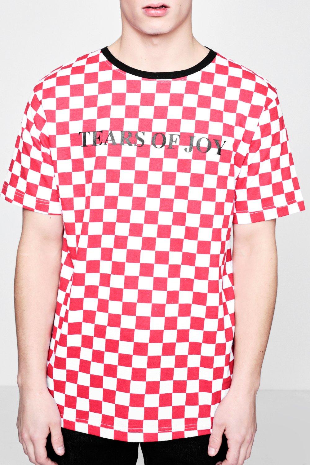 t shirt checkerboard