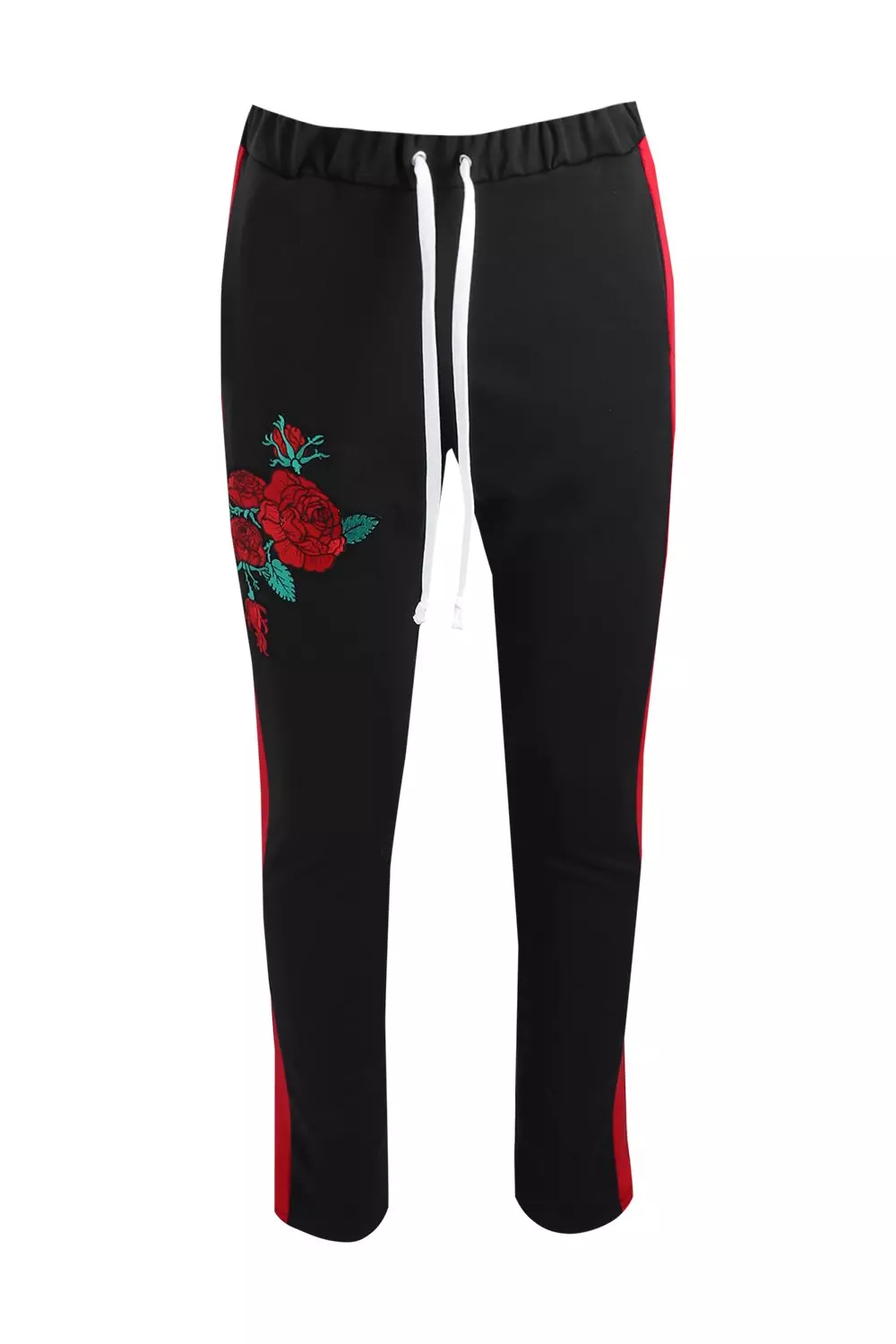 Skinny Fit Floral Embroidered Jogger alternative image