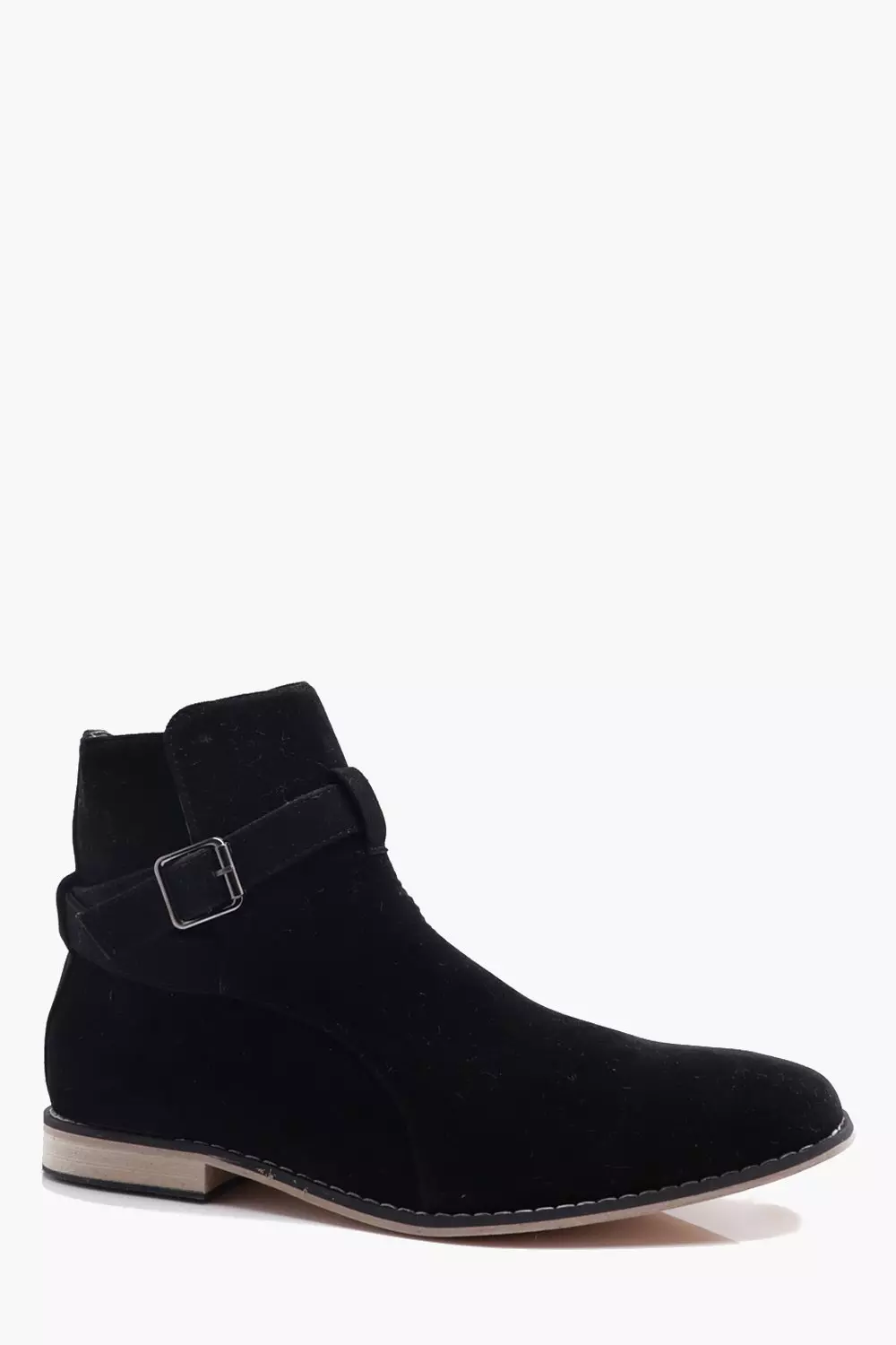 Chelsea Boot With Buckle boohooMAN UK