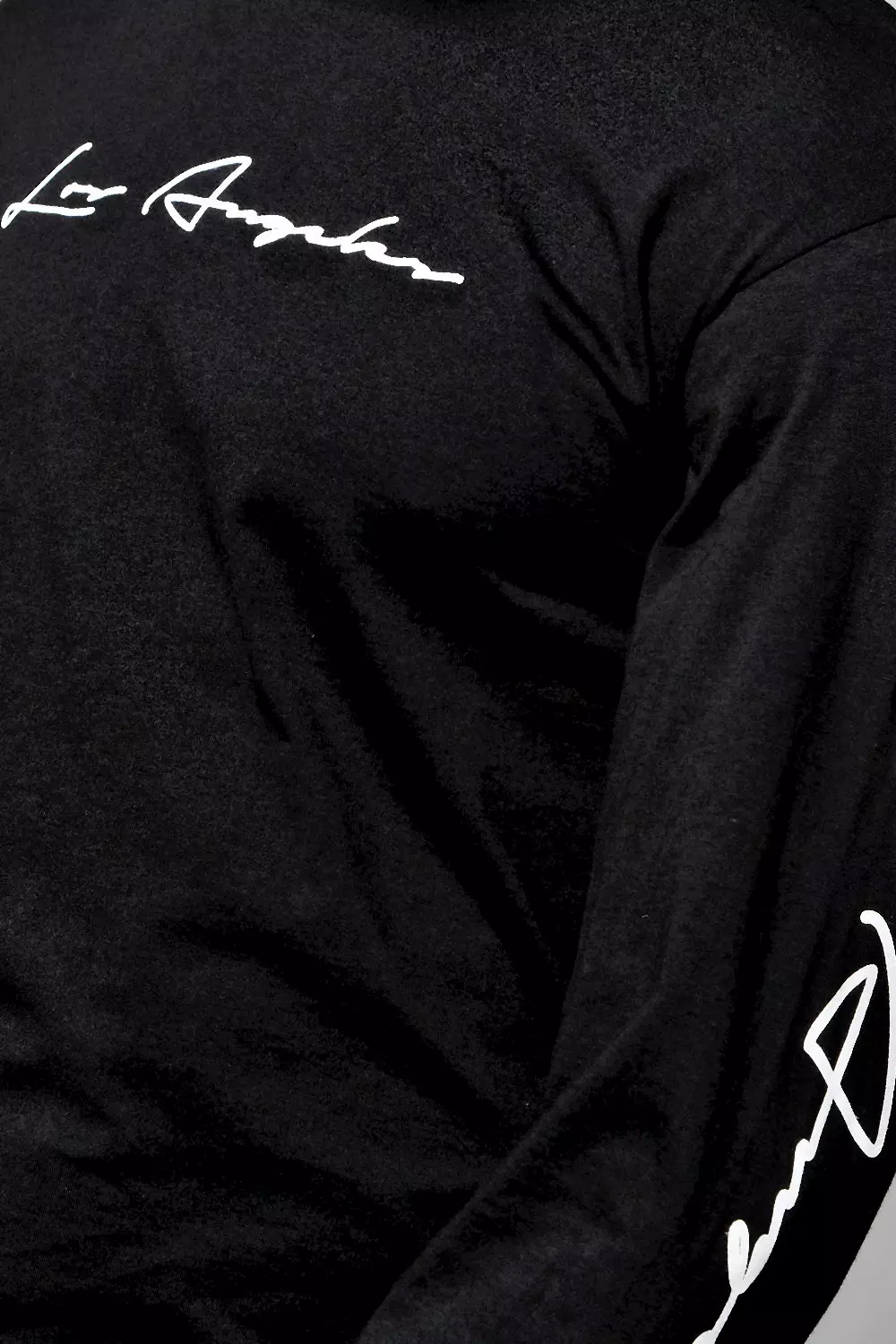 Black Long Sleeve Los Angeles T-Shirt alternative image