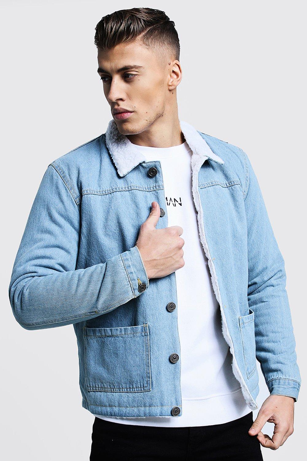 lined denim jacket