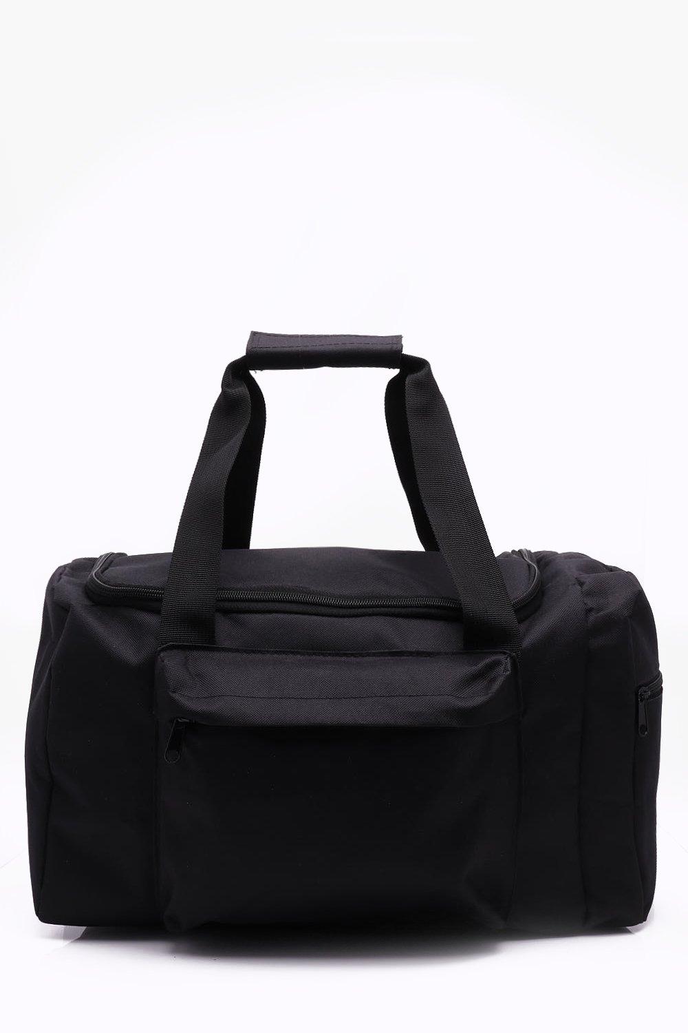 all black gym bag