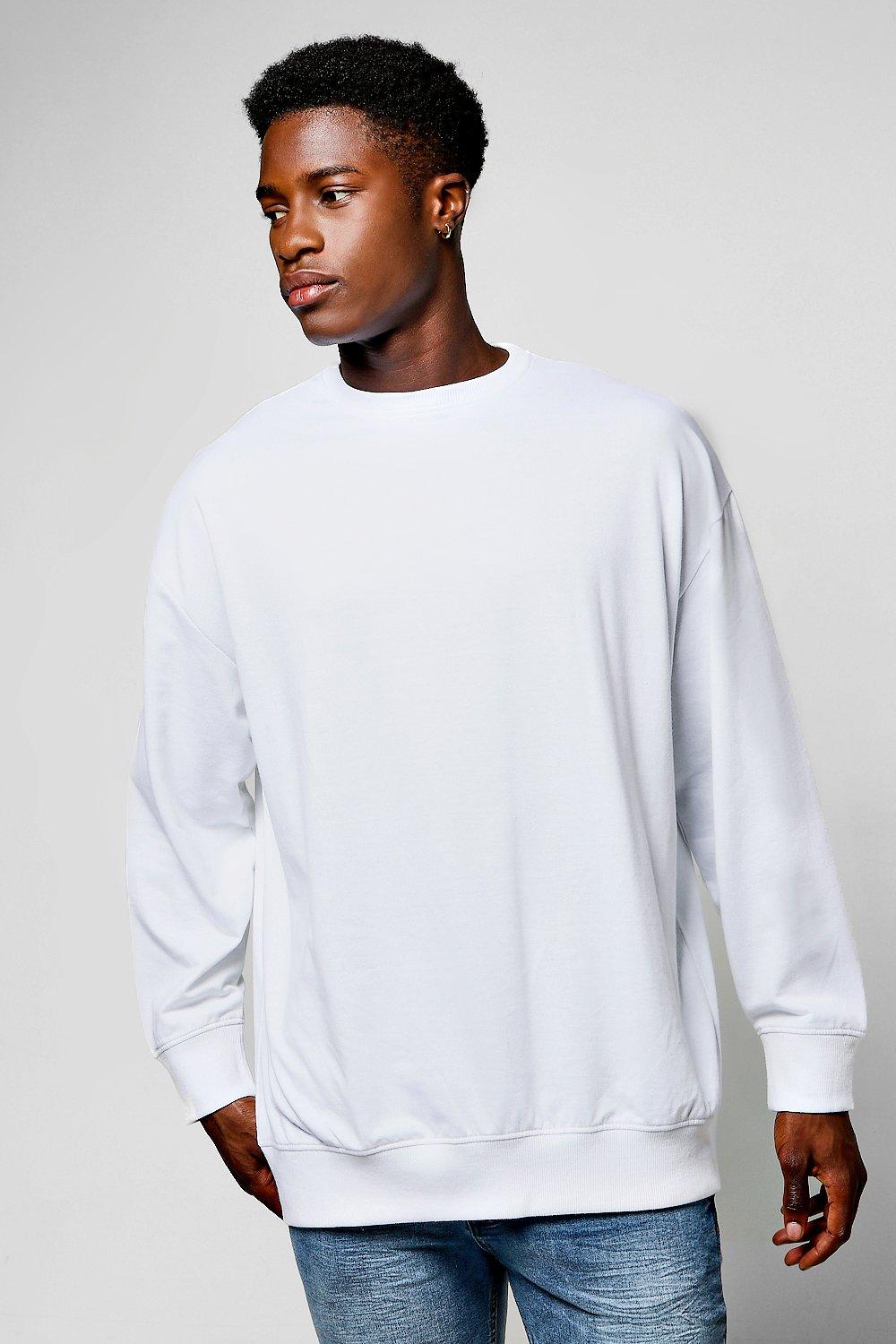 oversized white jumpers
