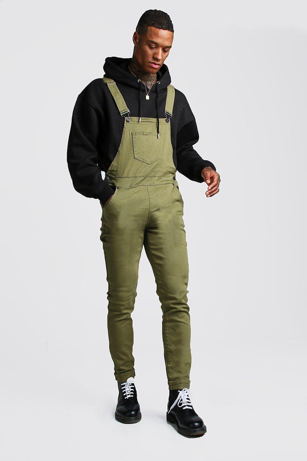 beige dungarees mens