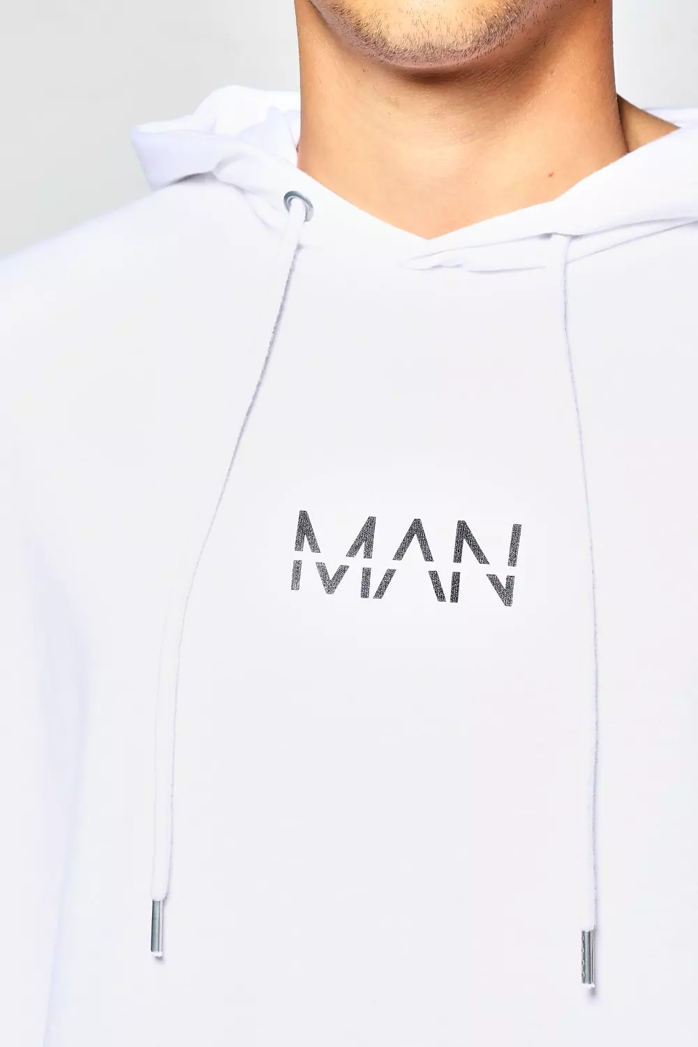 Oversized Original MAN Print Hoodie alternative image