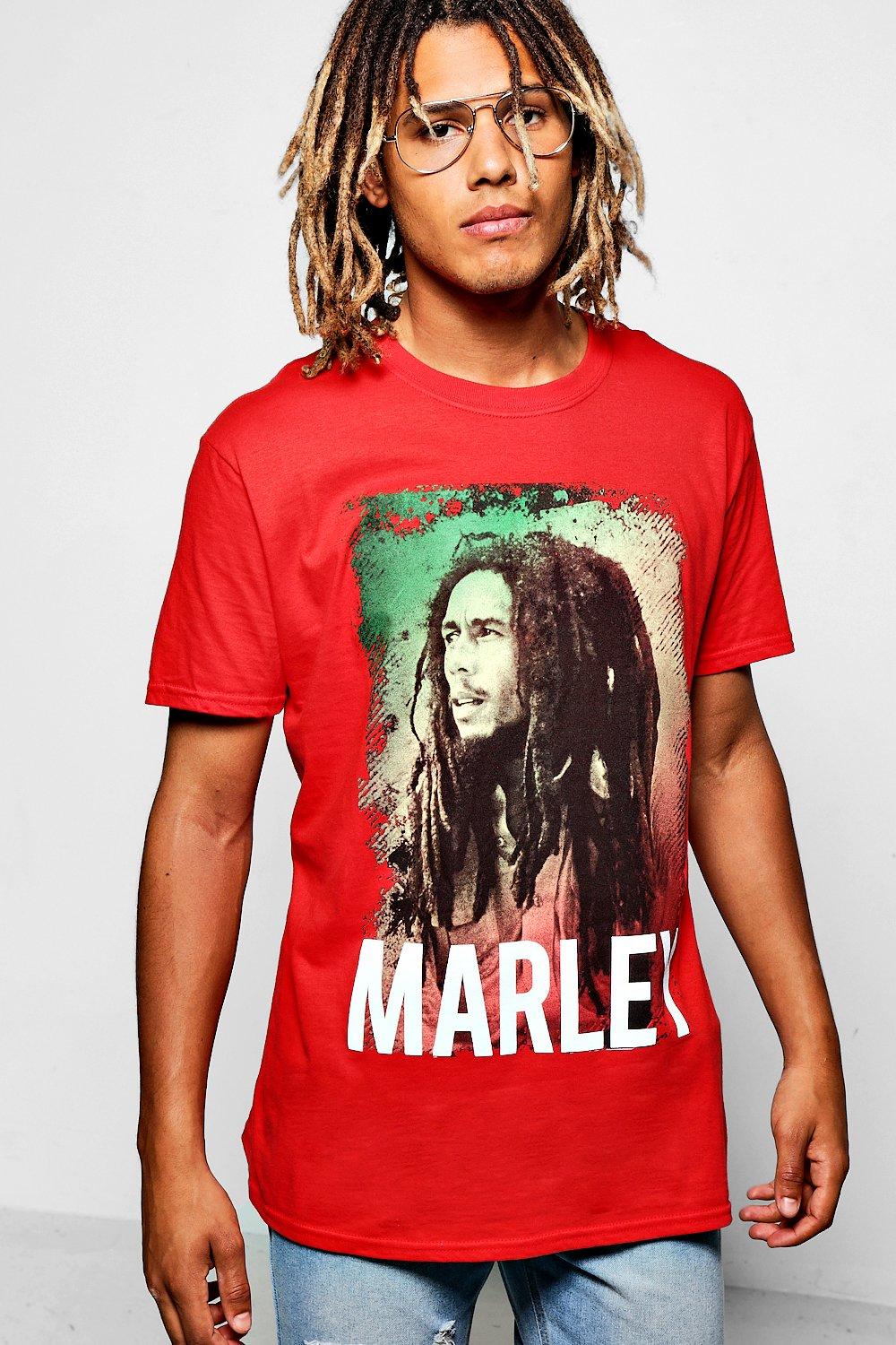 red bob marley shirt