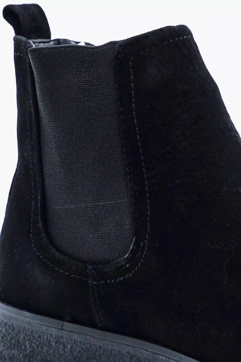 Stivali Chelsea Con Suola A Zeppa, Black immagine alternativa