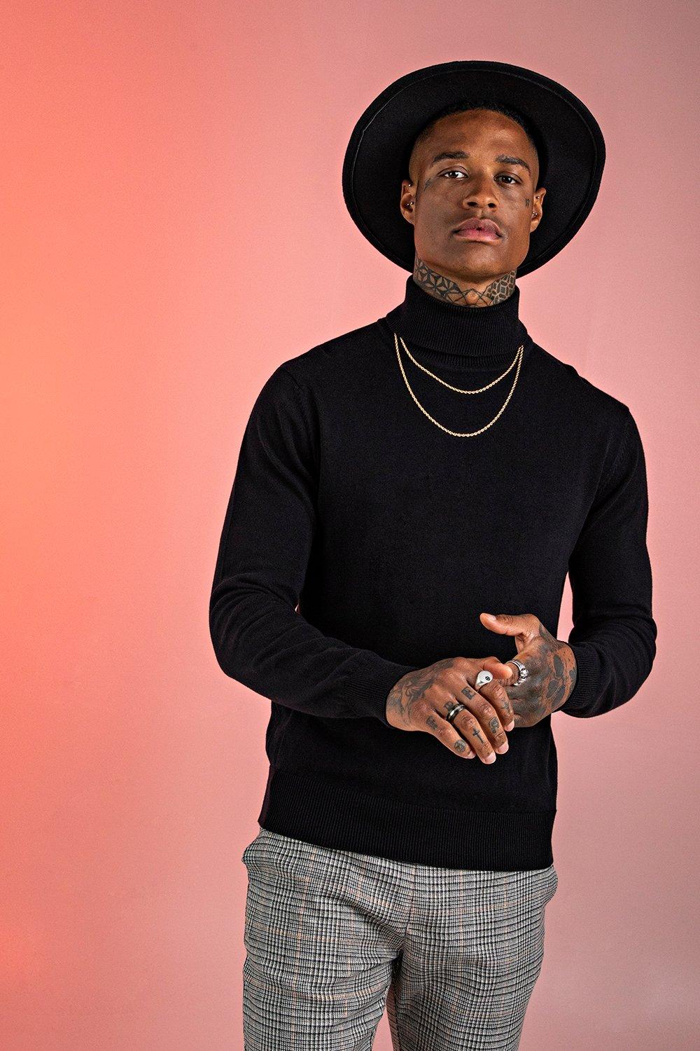 boohooman roll neck