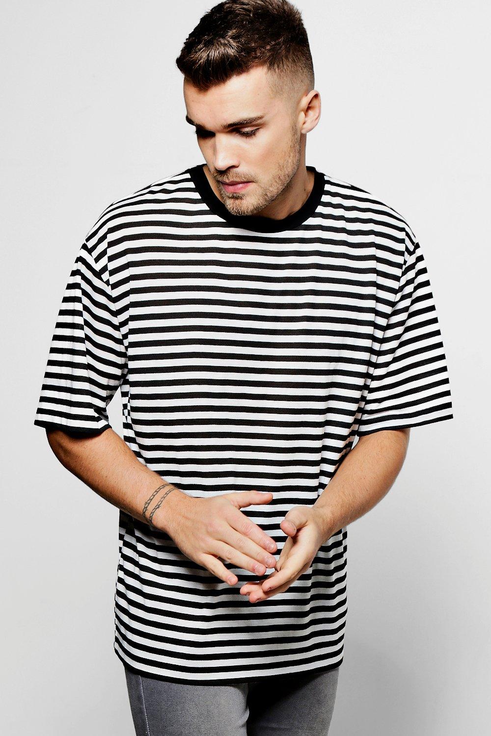 Oversized Drop Shoulder T Shirt boohooMAN UK