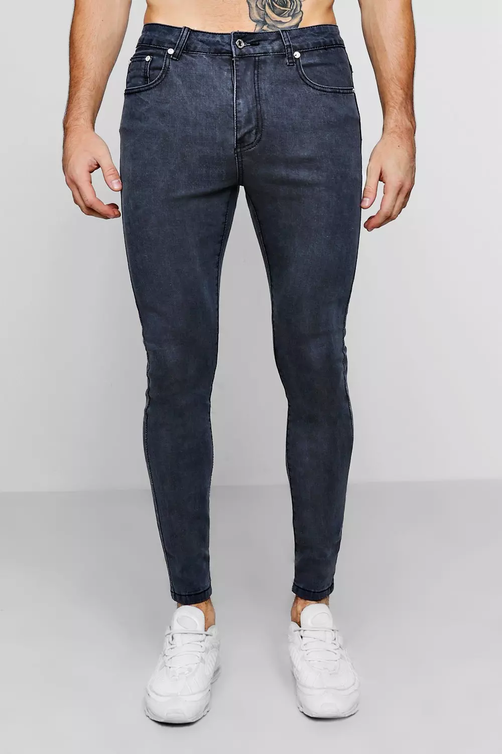 Spray On Skinny Jeans boohooMAN USA
