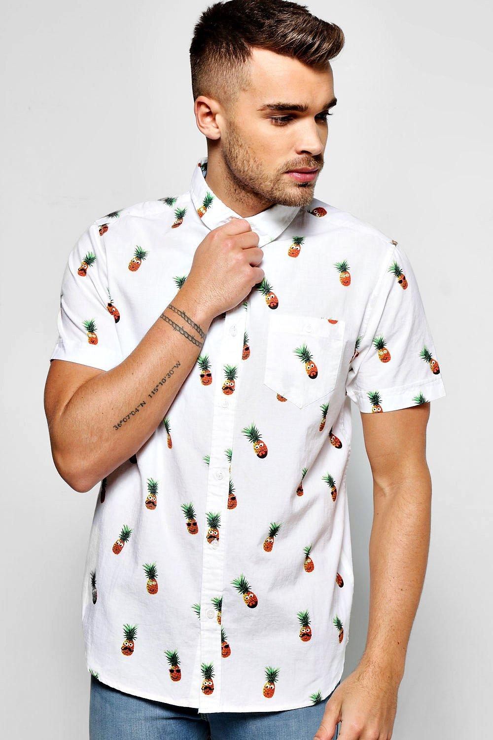 Pineapple shop print shirt