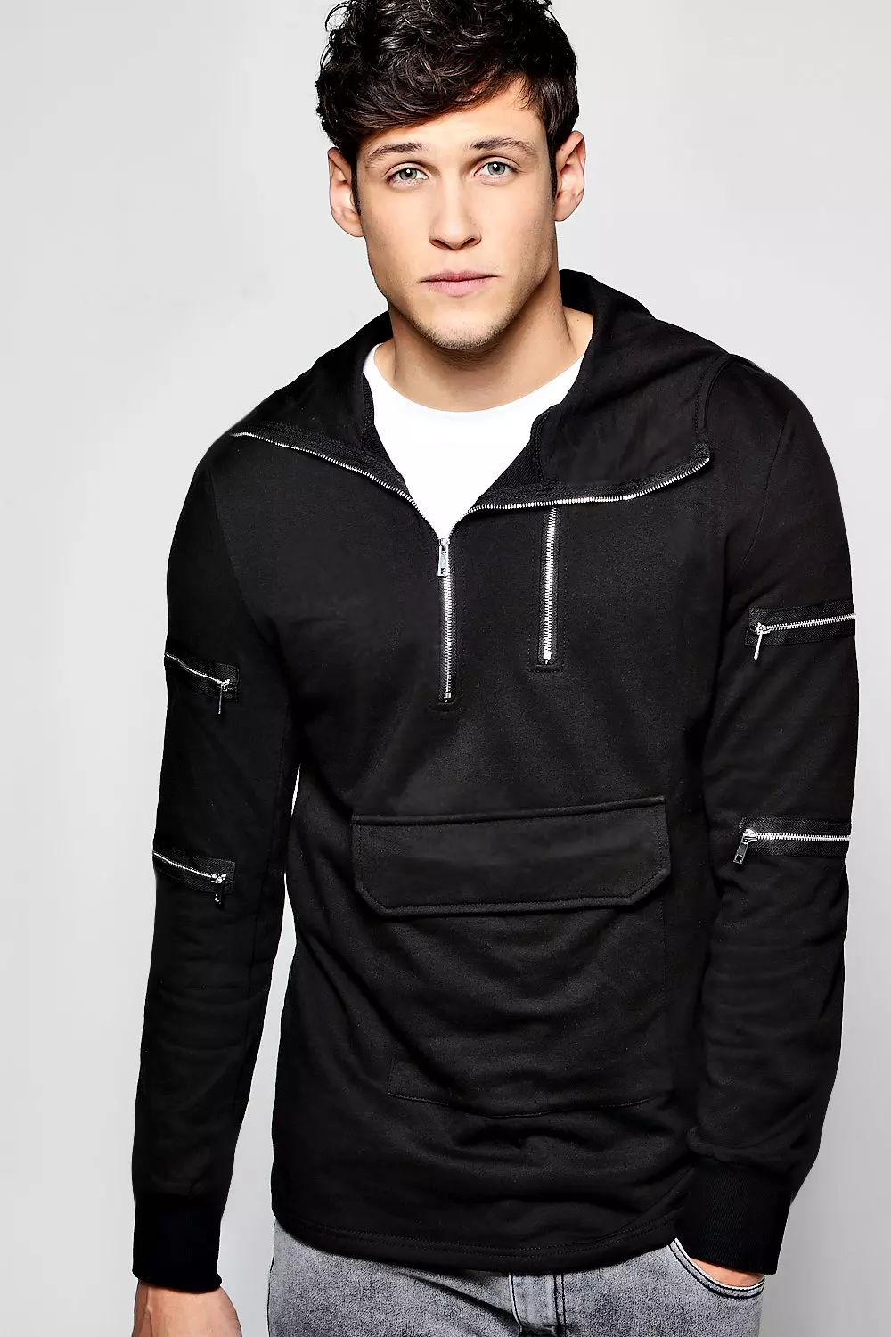 Hoodie with front zipper pocket hotsell
