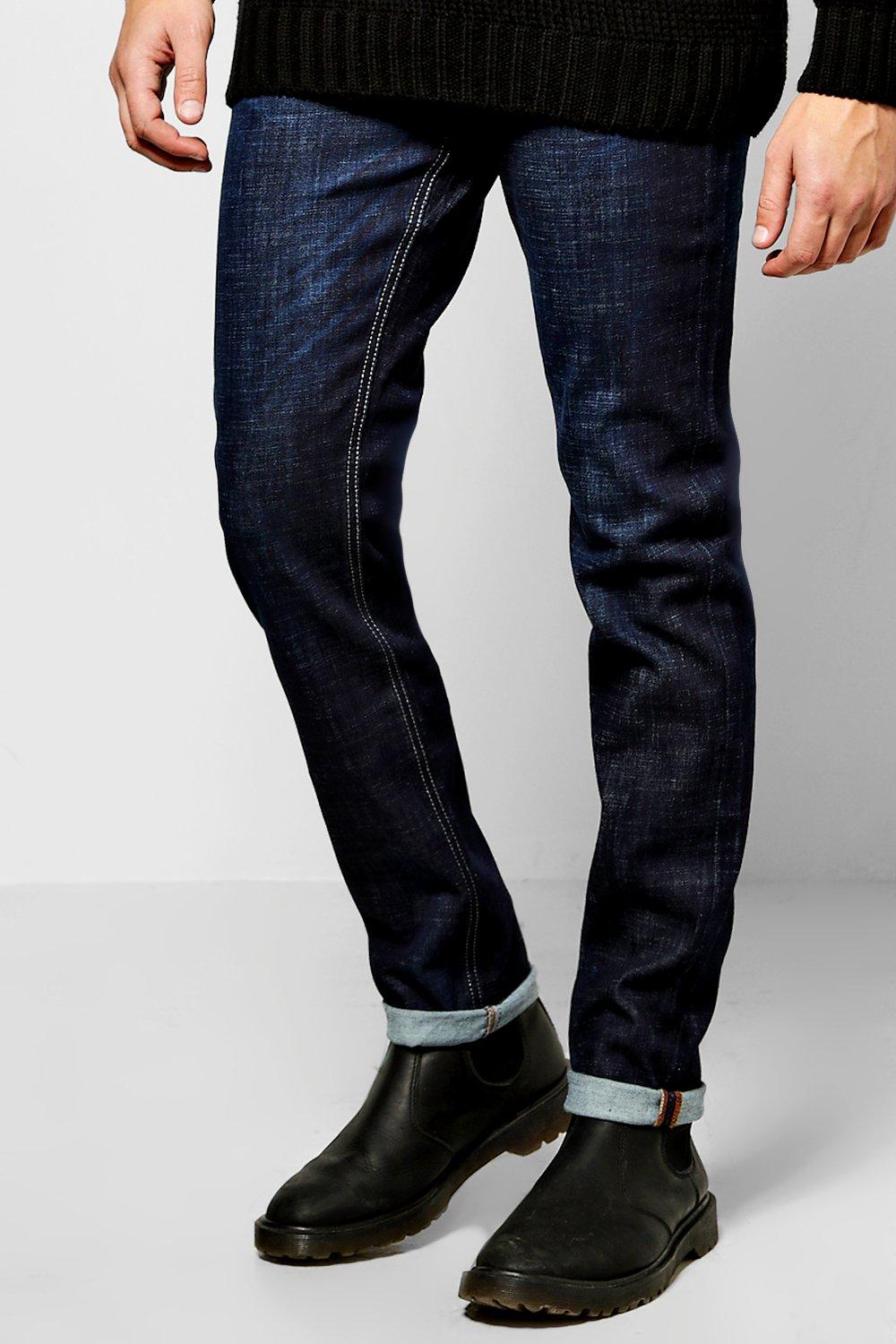 indigo slim fit jeans