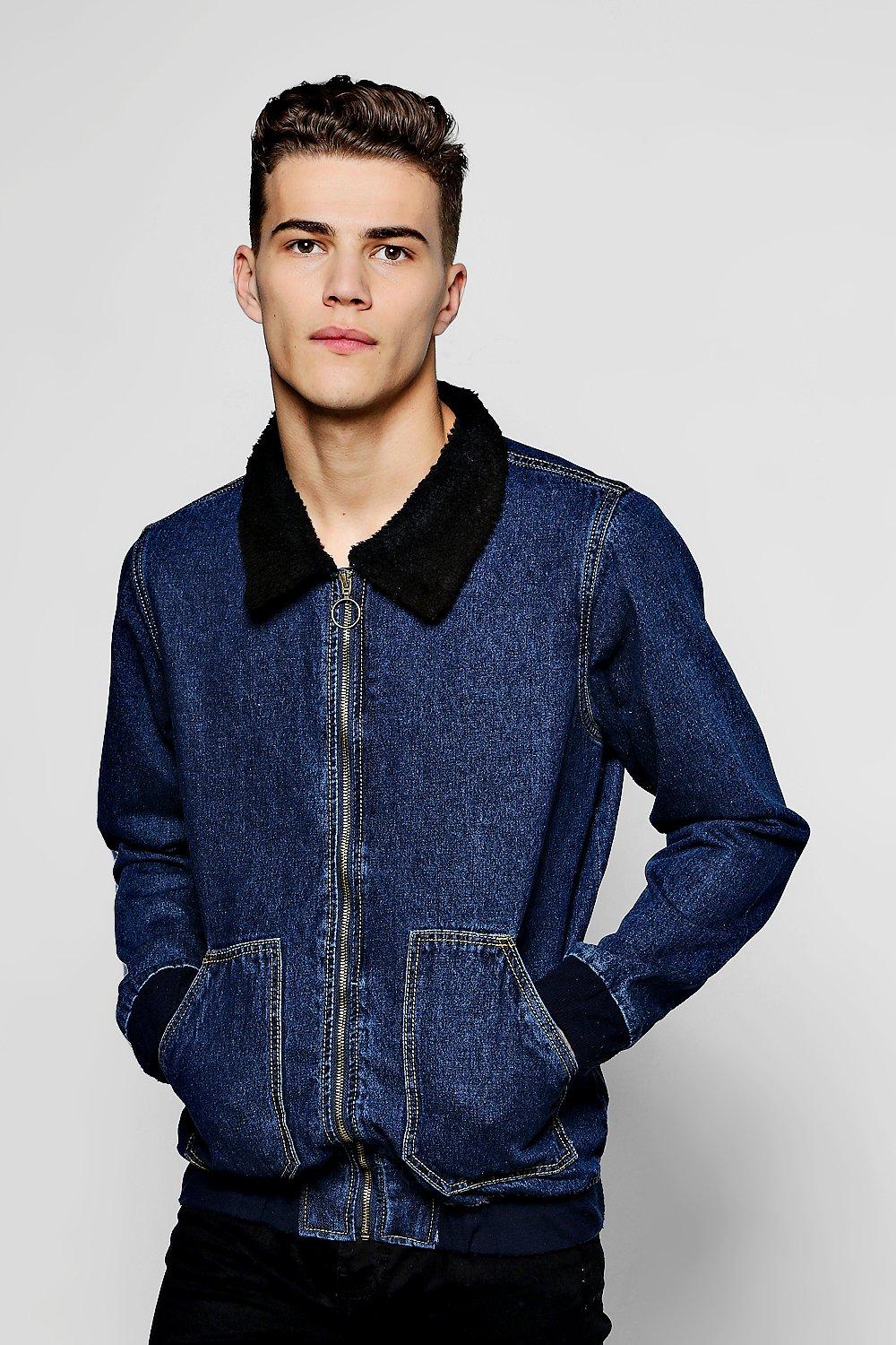 denim flight jacket