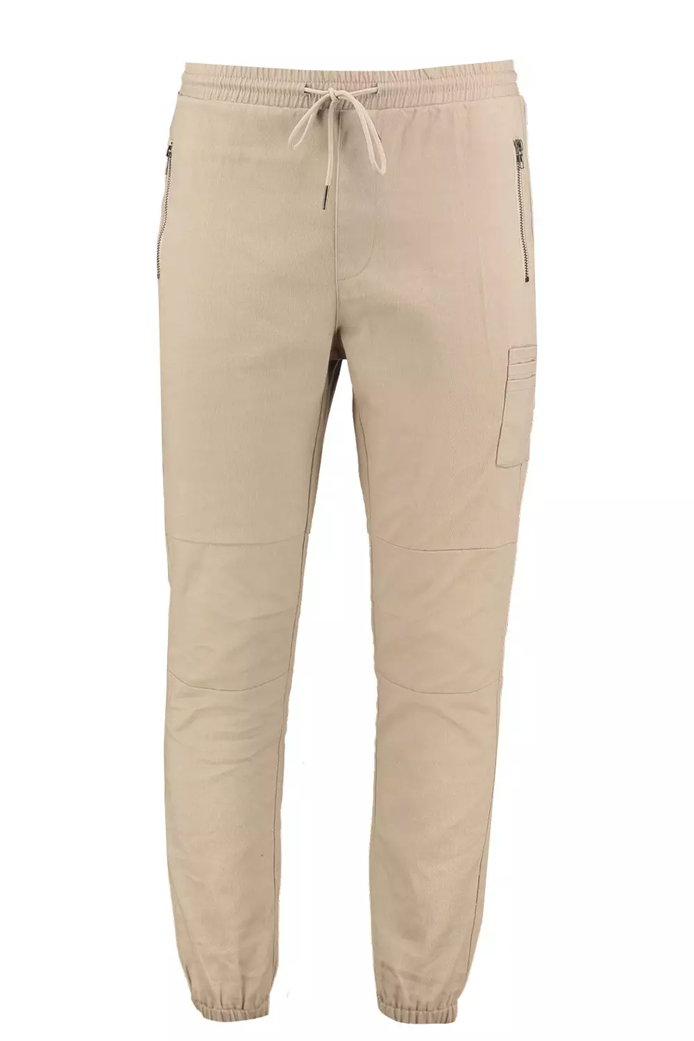 Skinny Fit MA1 Cotton Twill Joggers boohooMAN UK