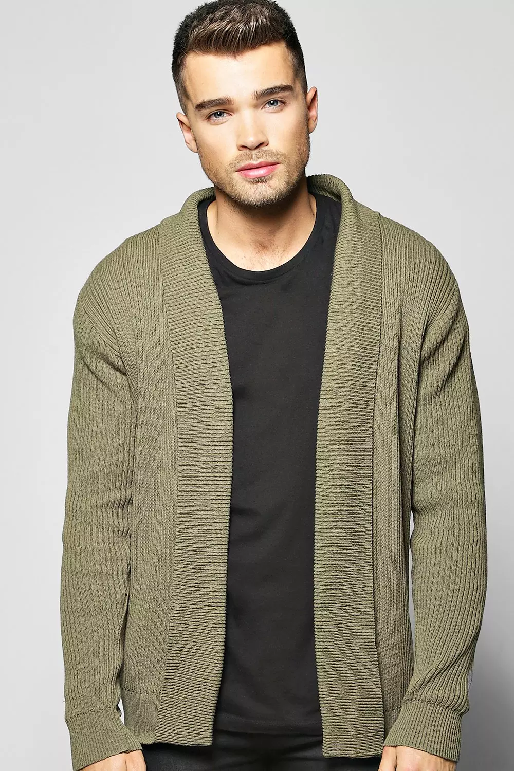 Muscle fit cardigan store