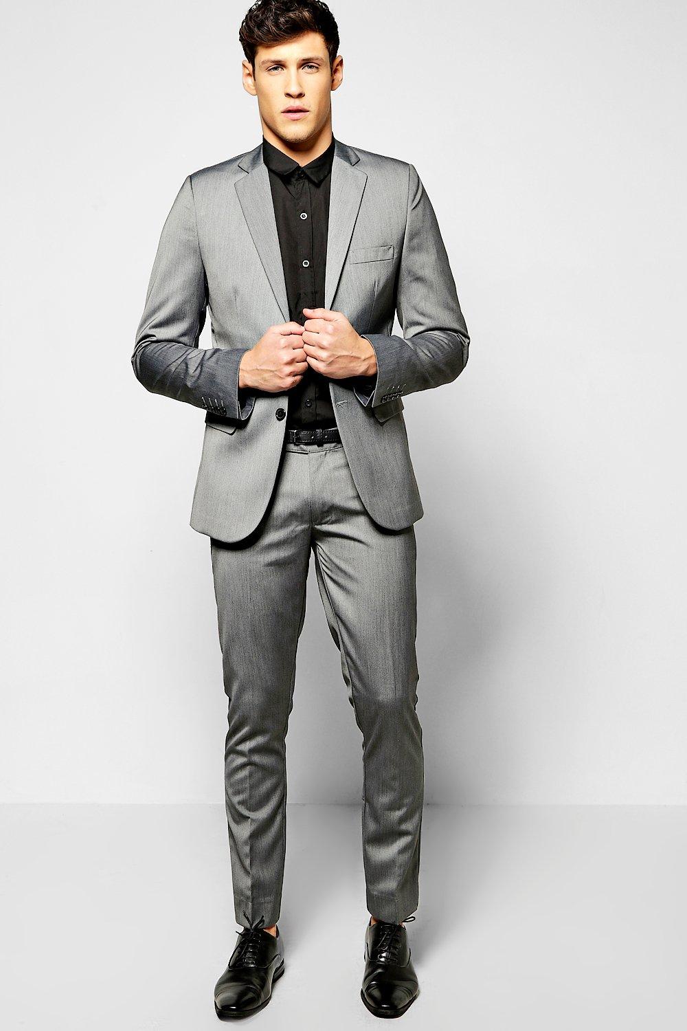 skinny fit suit trousers
