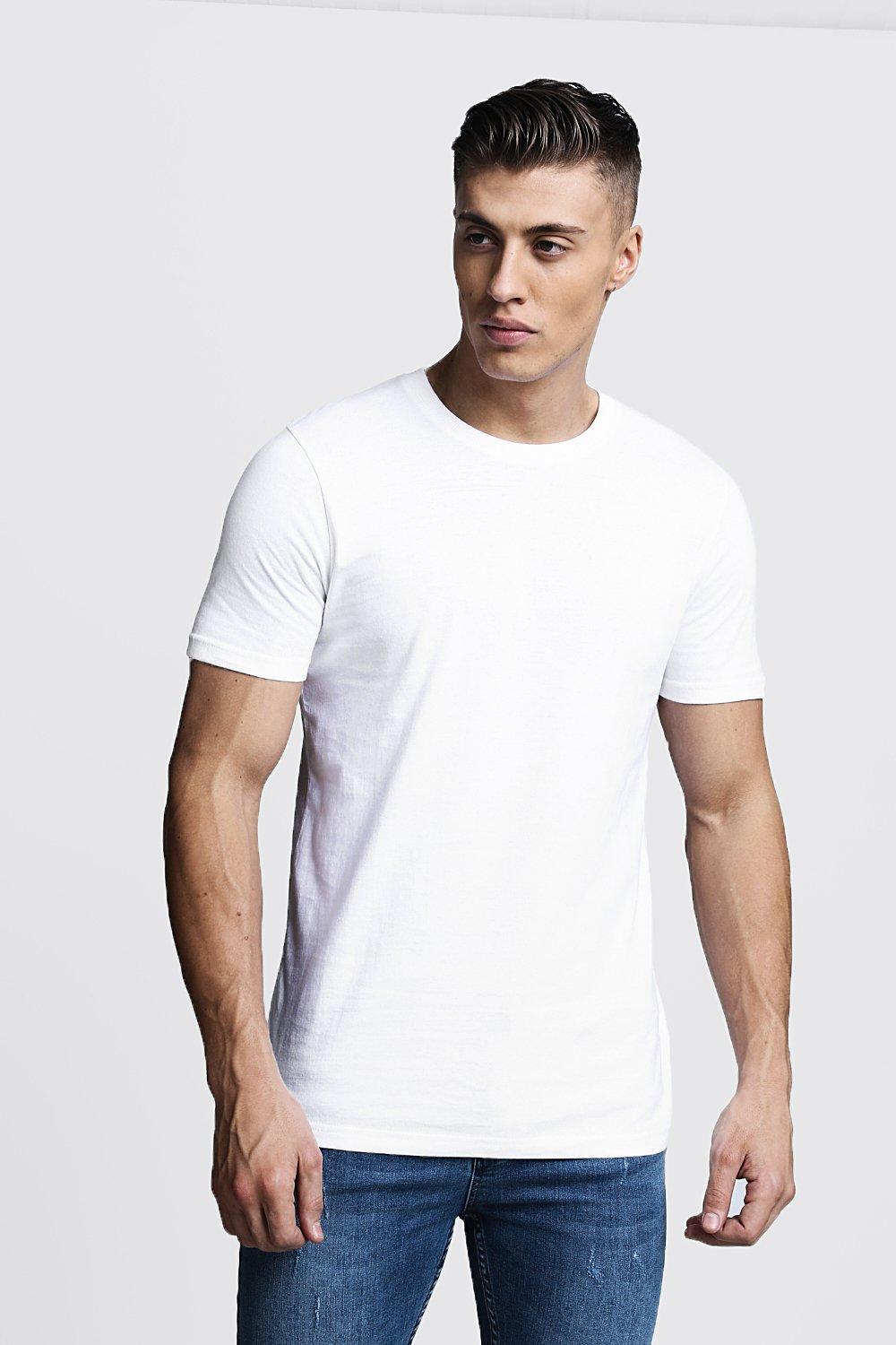 boohooMAN Tall Basic Crew Neck T-Shirt