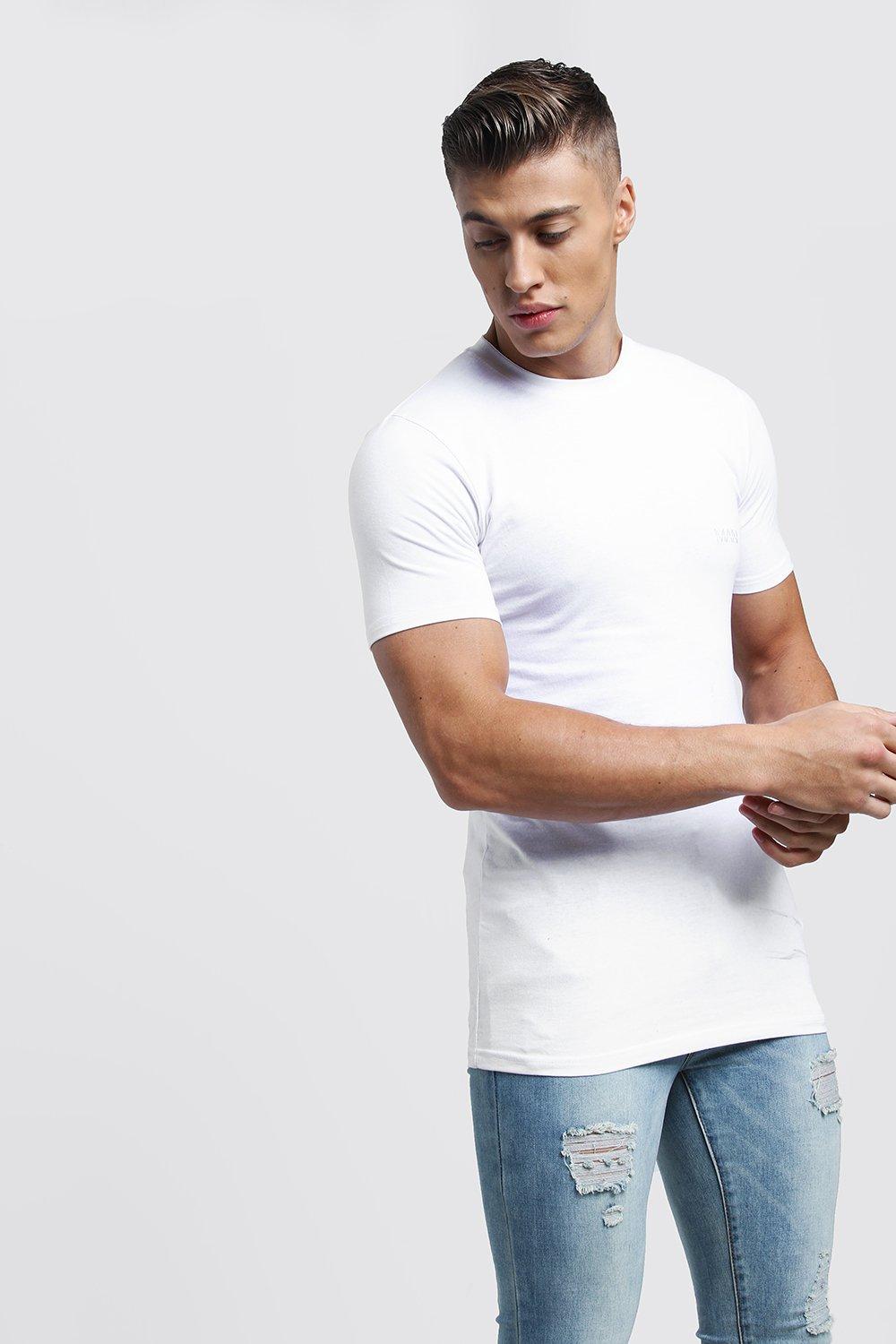 boohooman muscle fit shirt