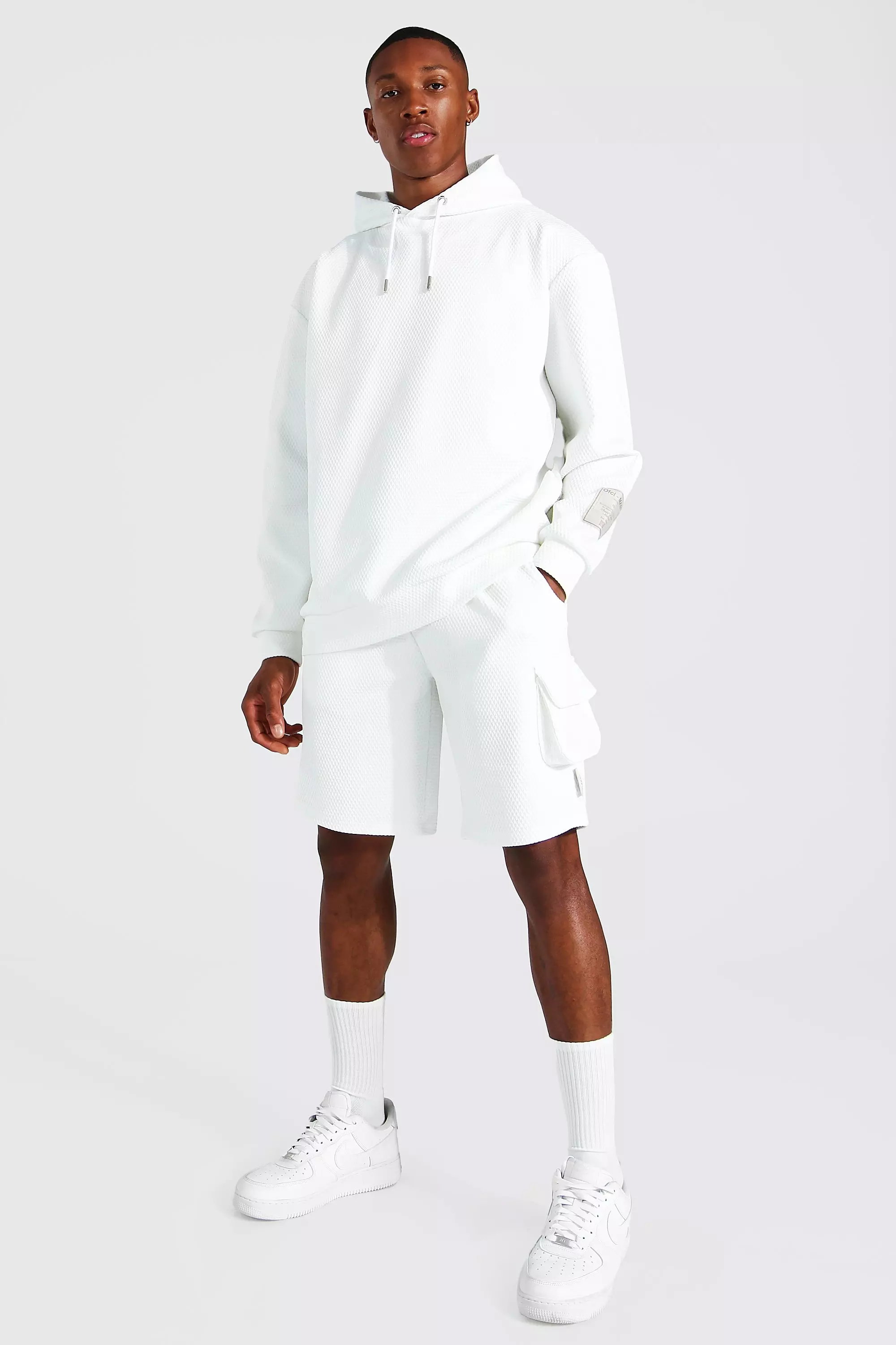 Oversized hoodie and shorts clearance