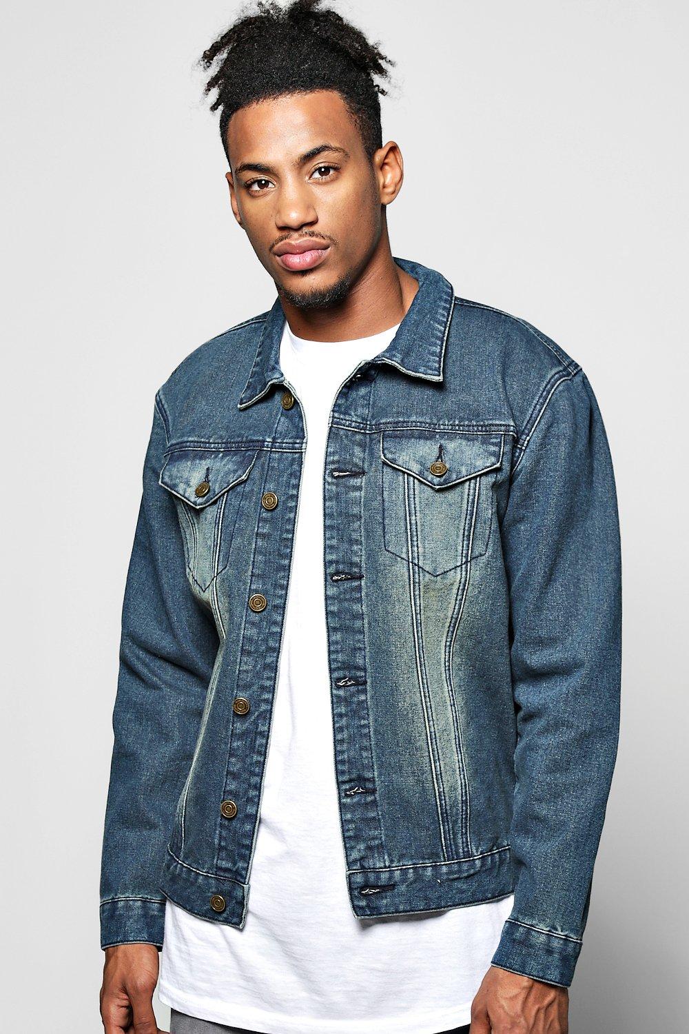 washed denim jacket