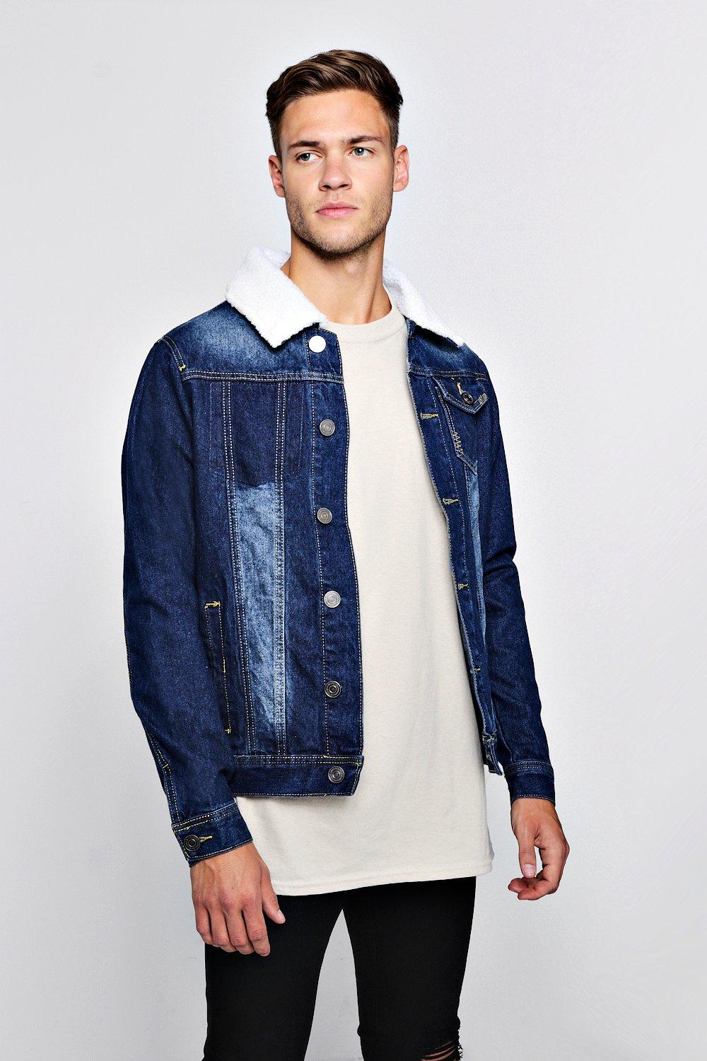 borg denim jacket