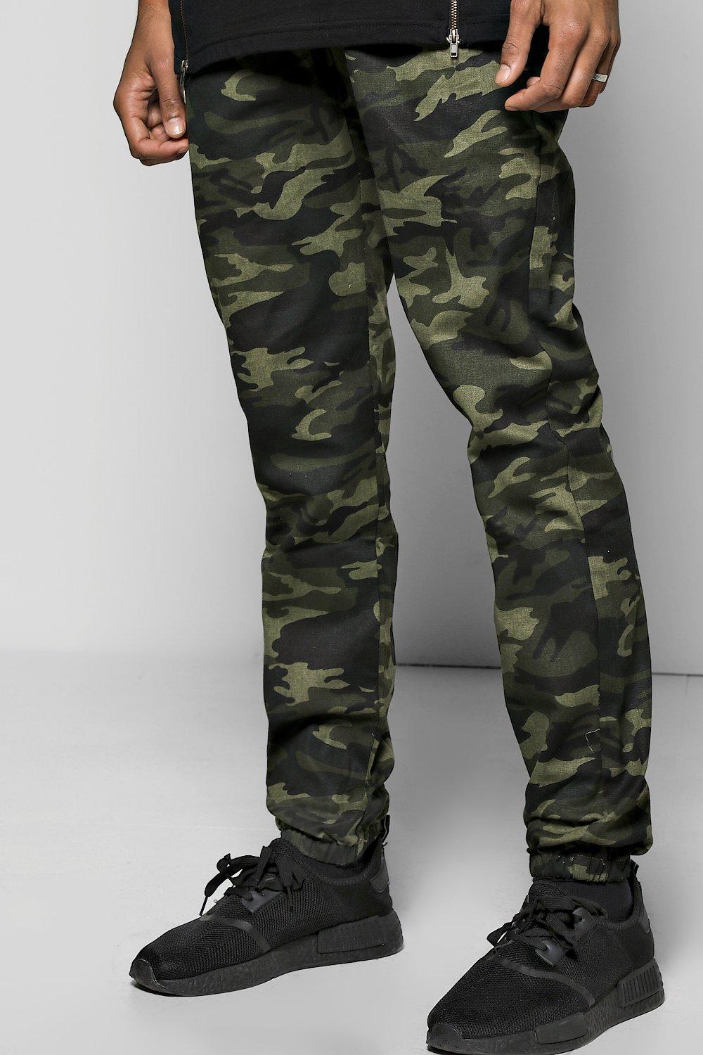 cuffed camo pants