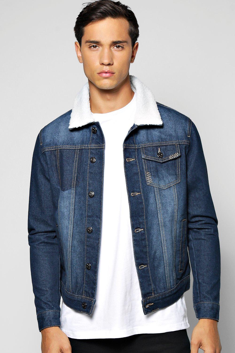 borg denim jacket