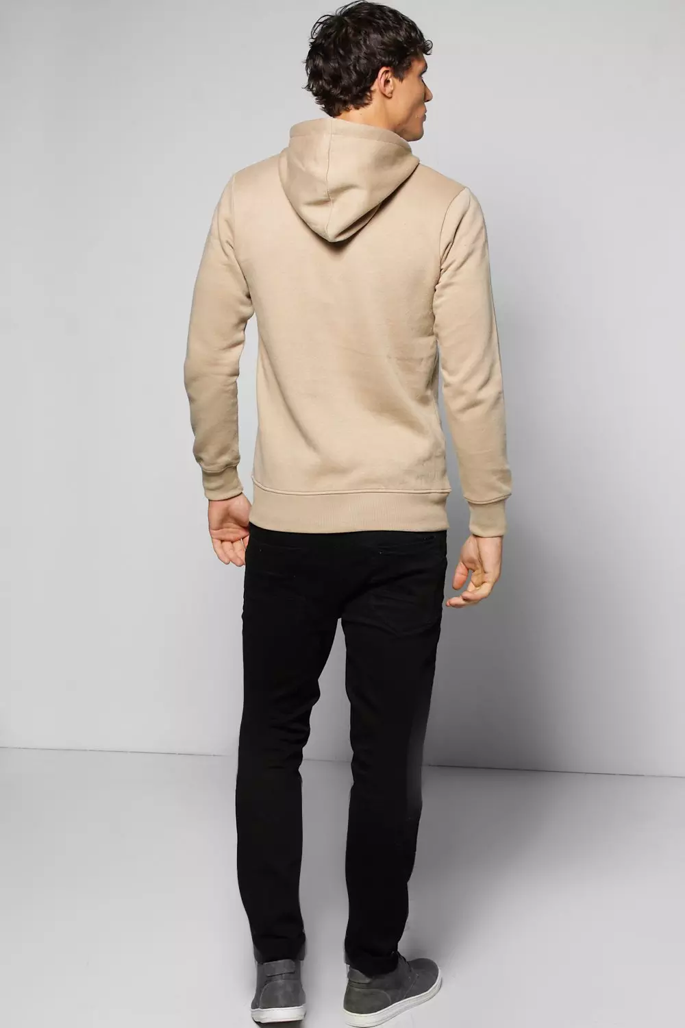 Basic Zip Through Hoodie alternative image