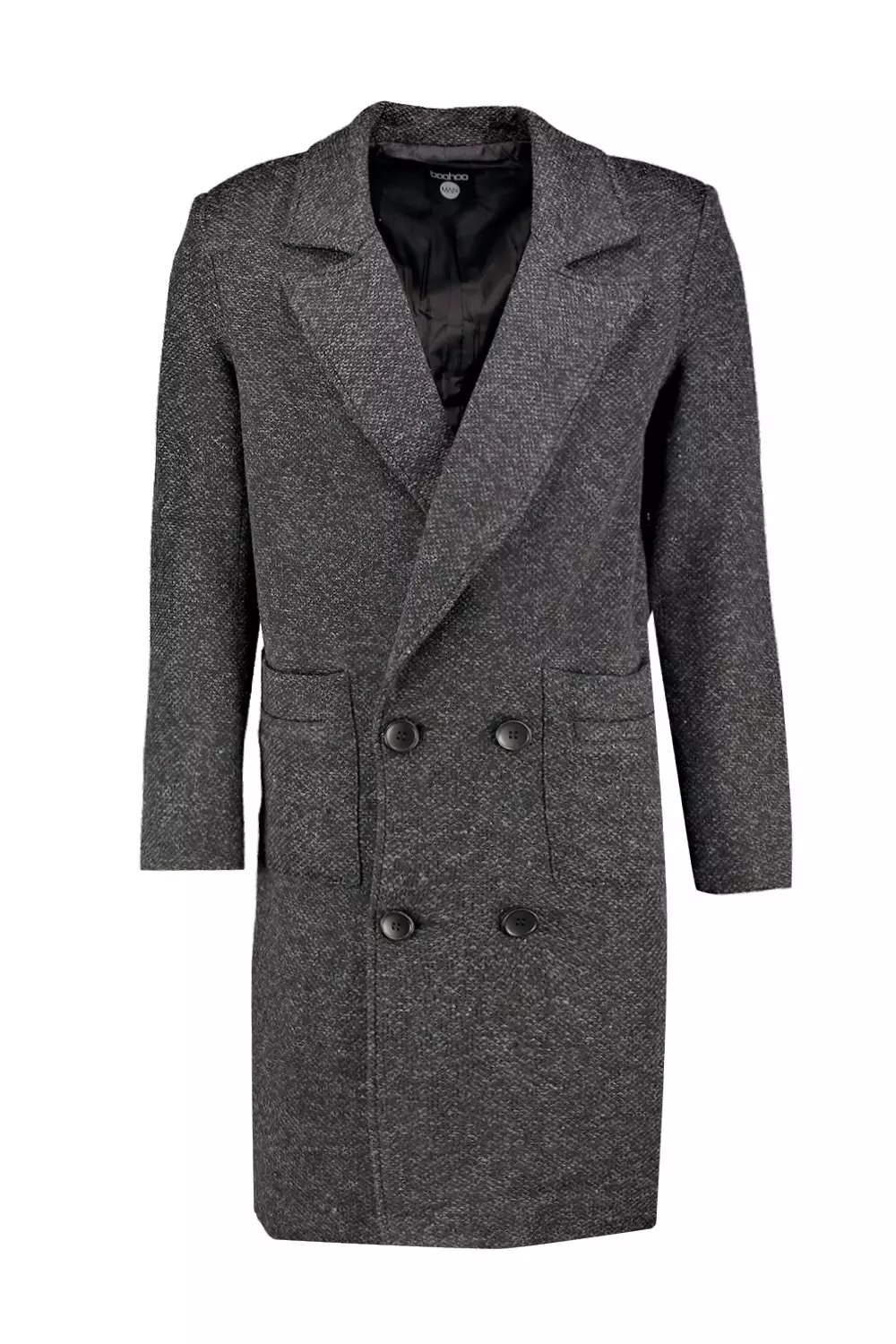 Texturé 3/4 élégant manteau doublé autre image