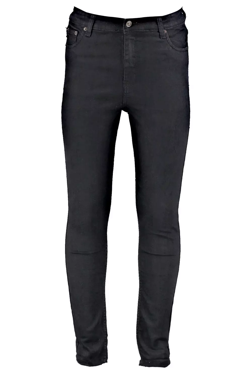 Jeans Skinny Fit Spray Neri immagine alternativa