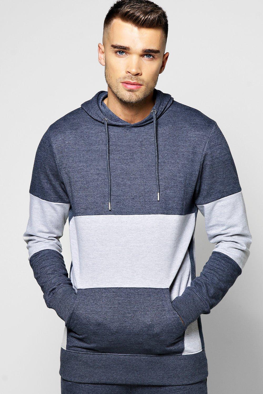 Two tone hoodie discount mens