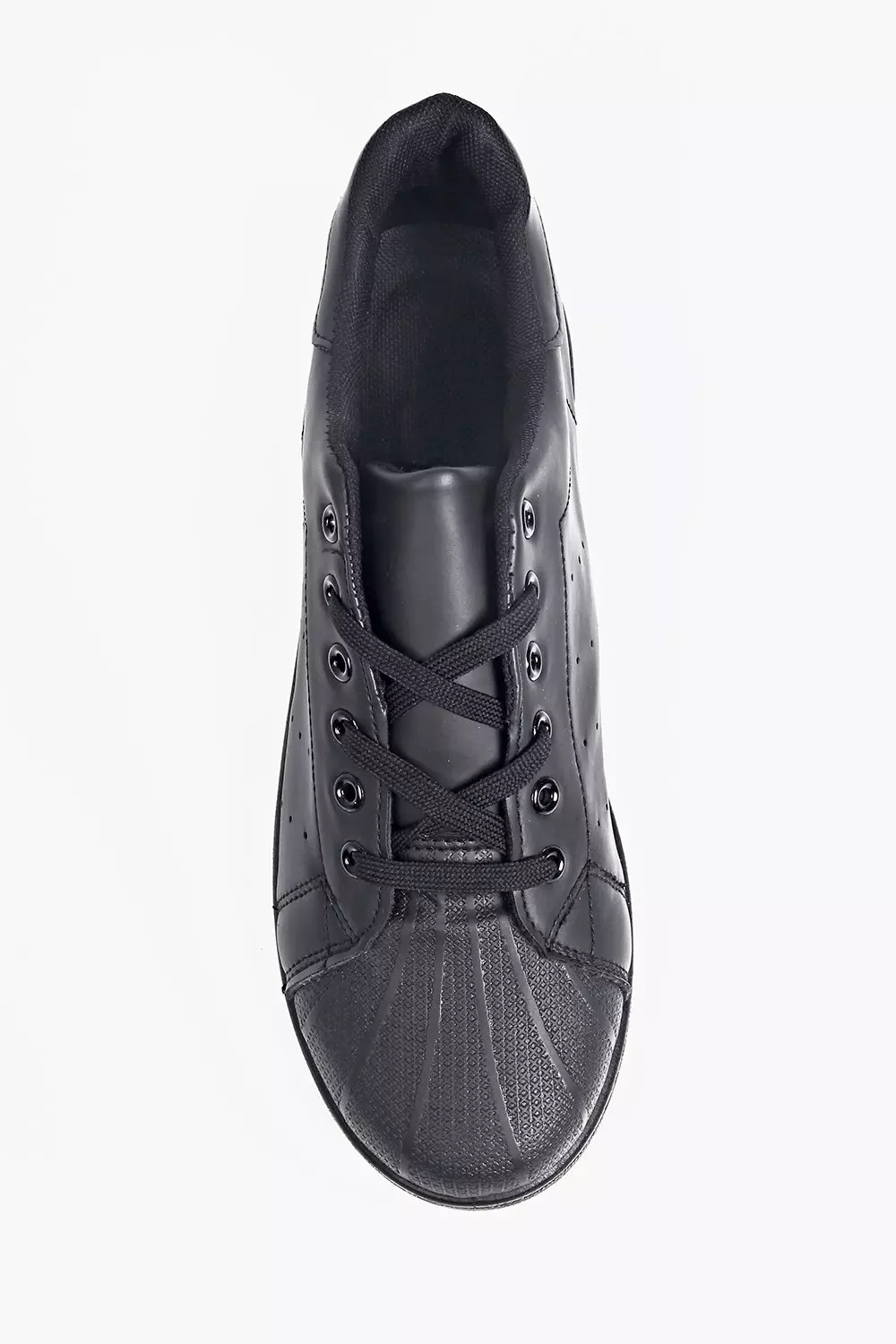 Einfarbige Sneaker zum Schnüren alternatives Bild